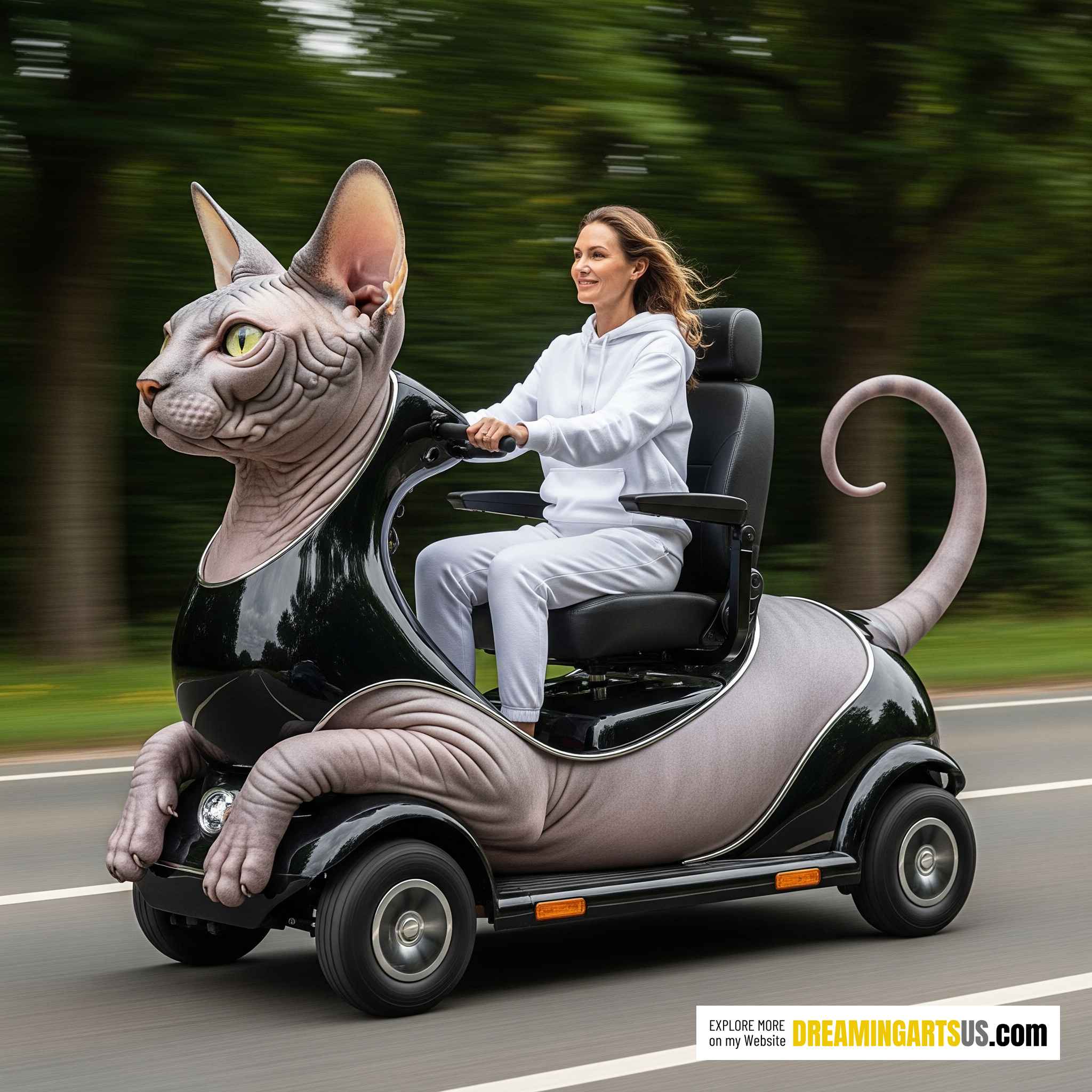 Cat inspired Mobility Scooter