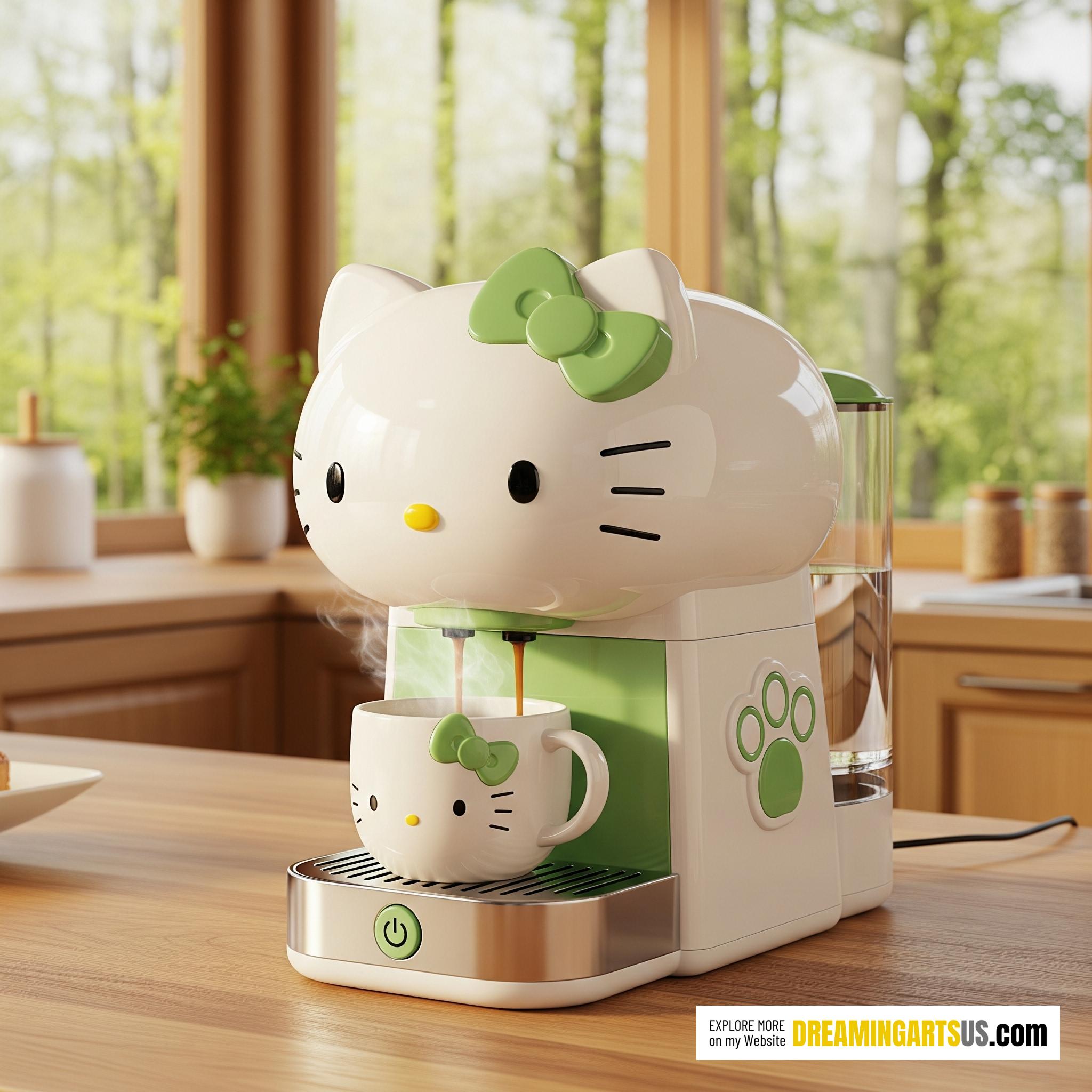 Hello Kitty Inspired Coffee Maker