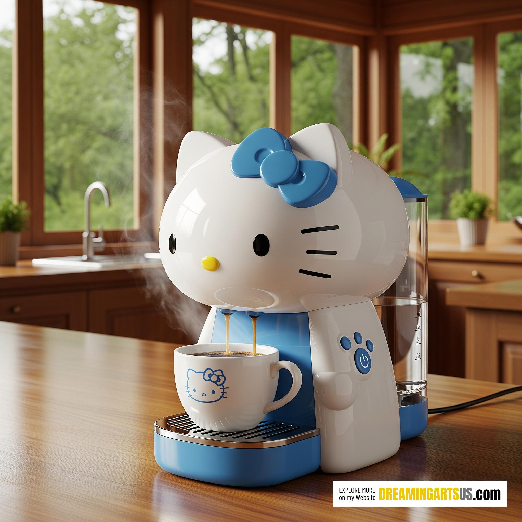 Hello Kitty Inspired Coffee Maker