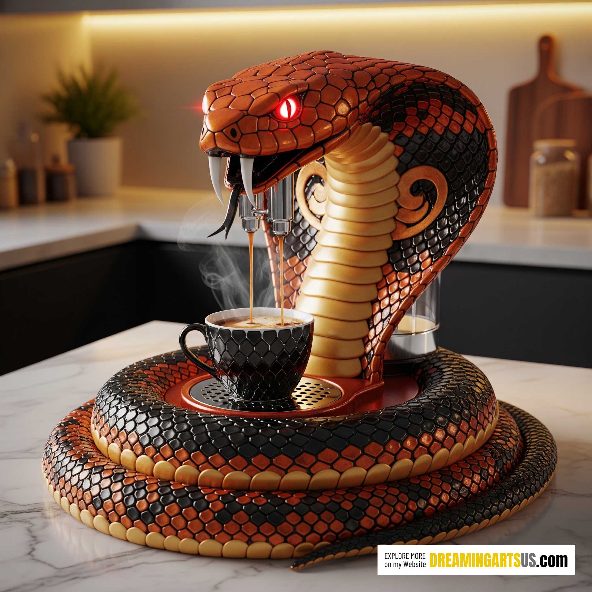 Snake Coffee Maker