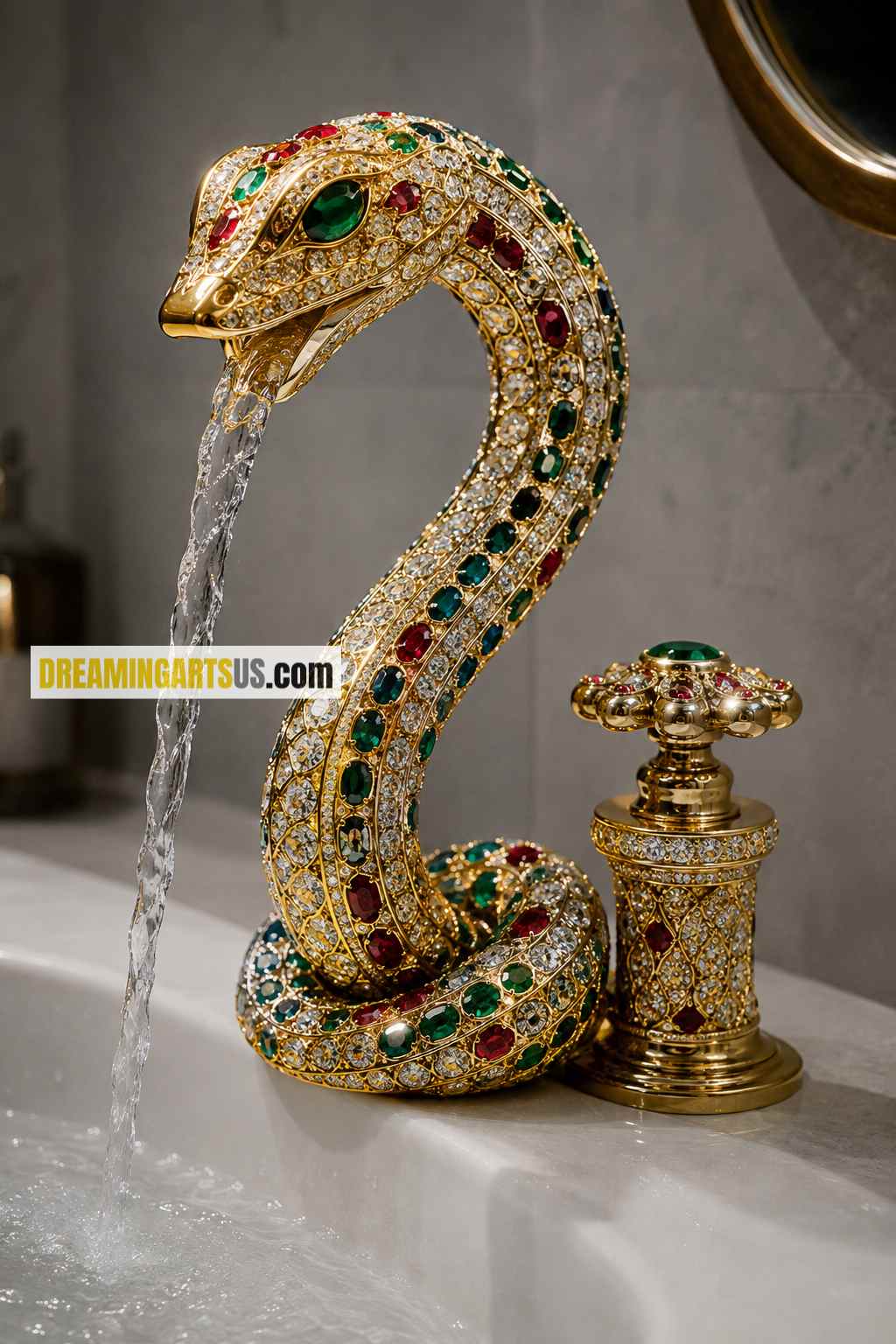 Stunning Snake Shaped Faucets