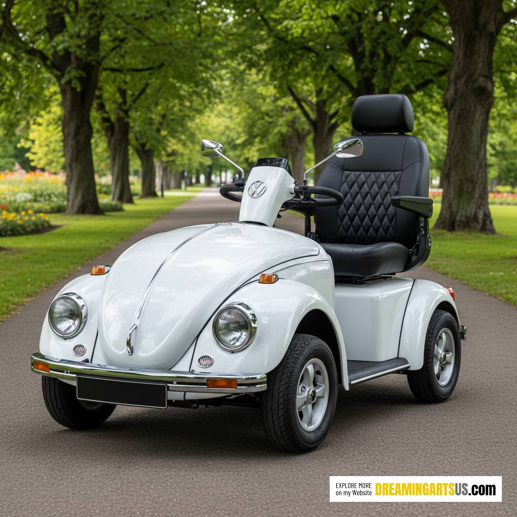 VW Beetle inspired Mobility Scooter