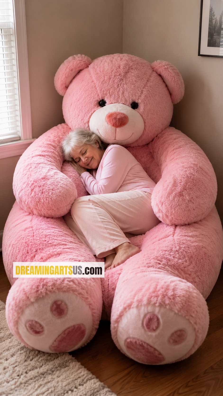 teddy bear shaped lounger