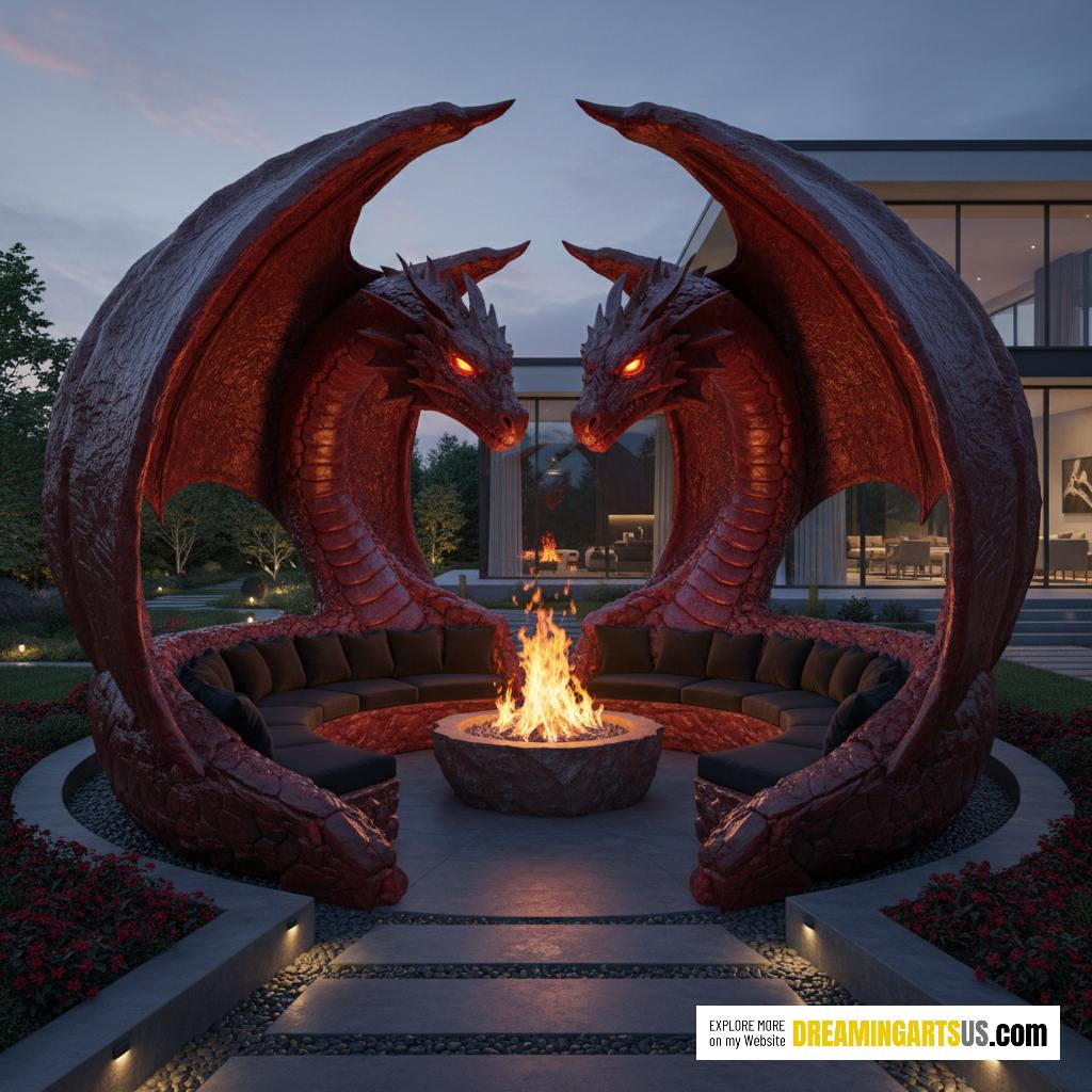 dragon patio fire tables