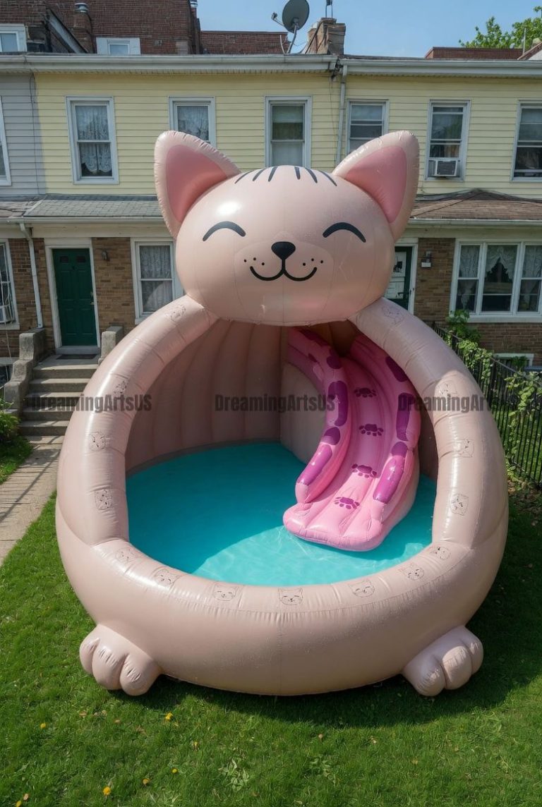 Inflatable Cat Shaped Pools – Features, Sizes & Buying Guide
