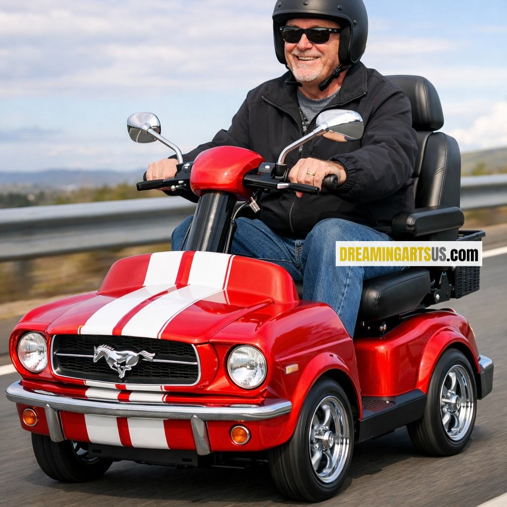 Mustang inspired Mobility Scooters