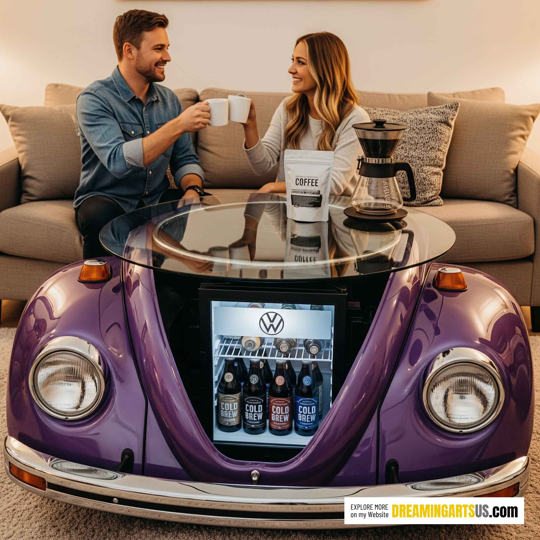 VW Beetle Coffee Table
