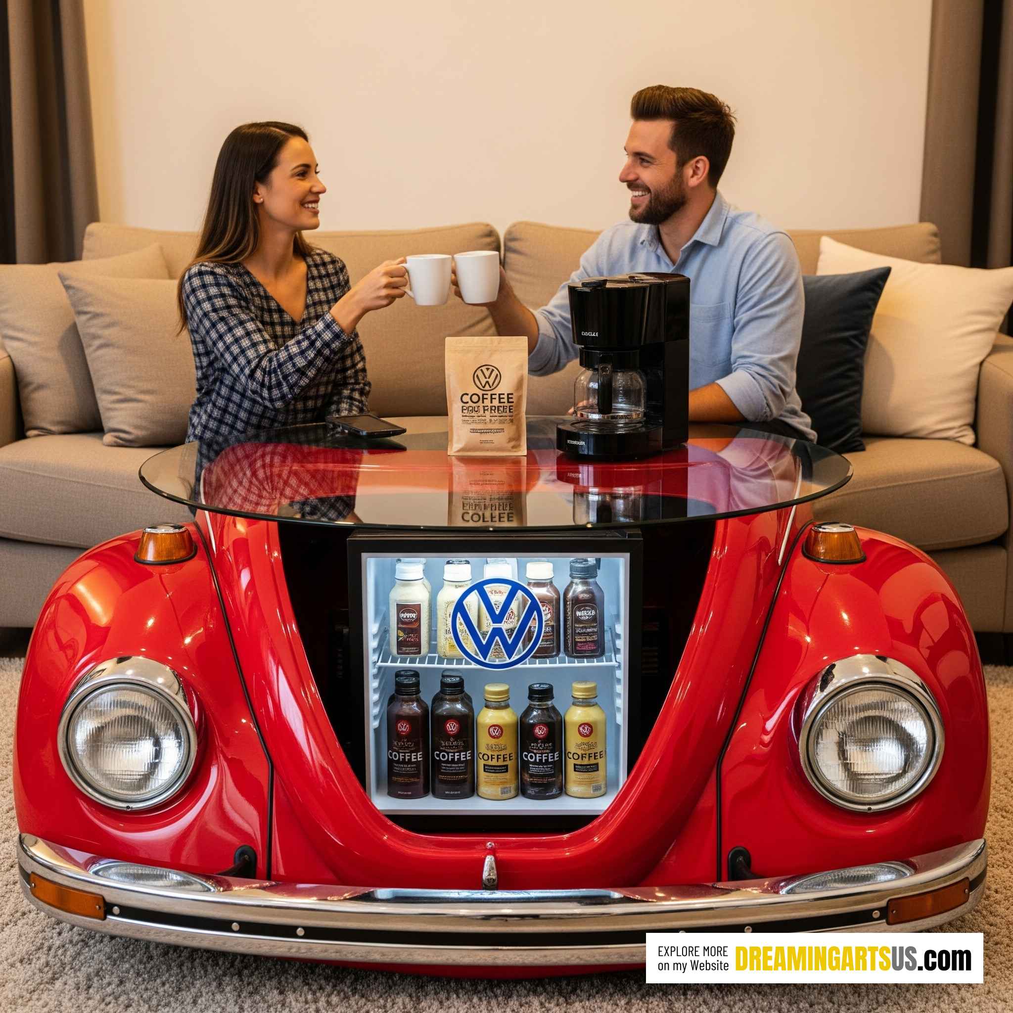 VW Beetle Coffee Table