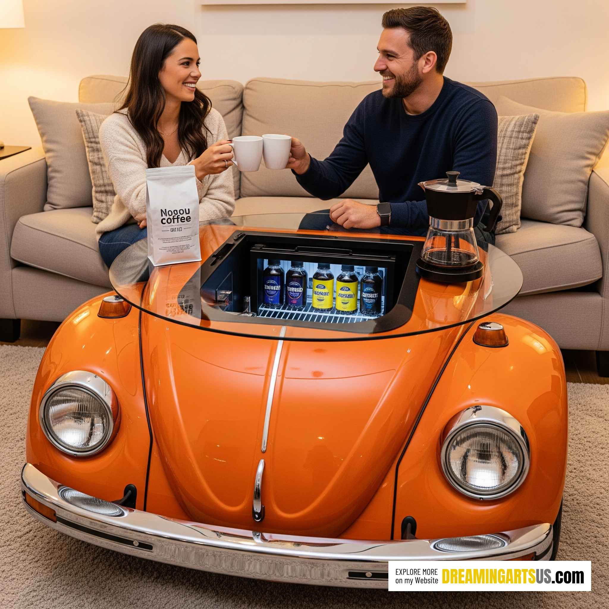 VW Beetle Coffee Table