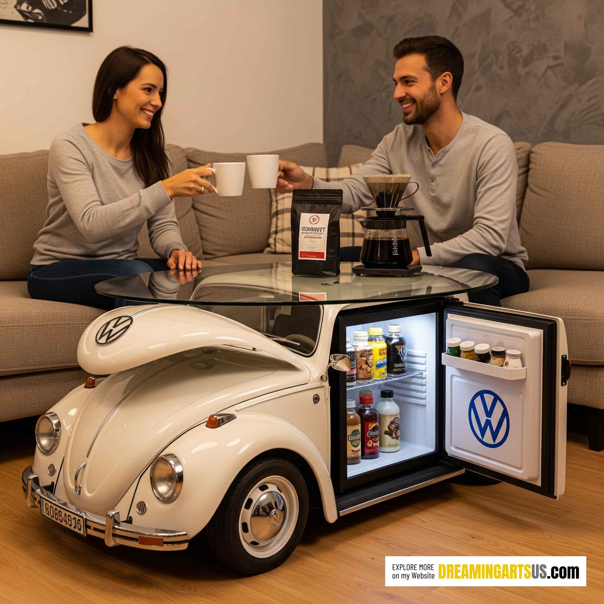 VW Beetle Coffee Table