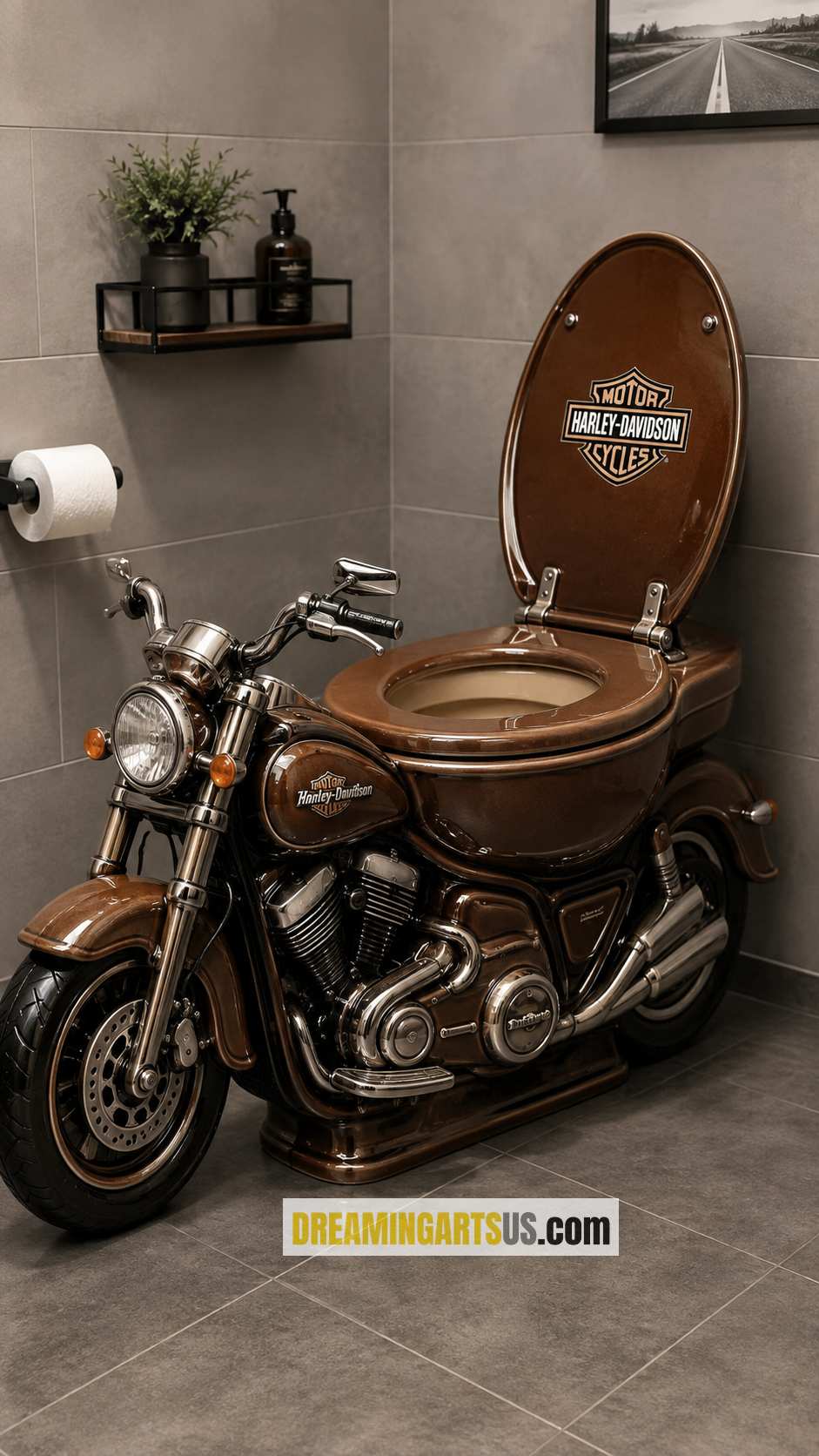 luxury Harley toilet