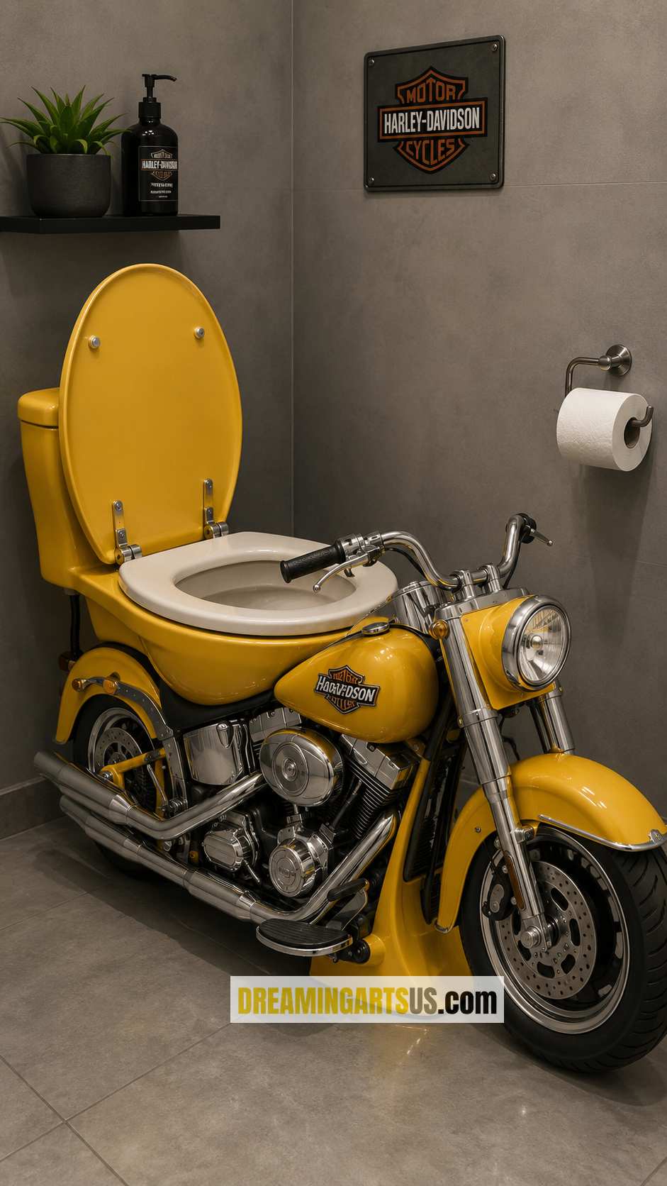 luxury Harley toilet