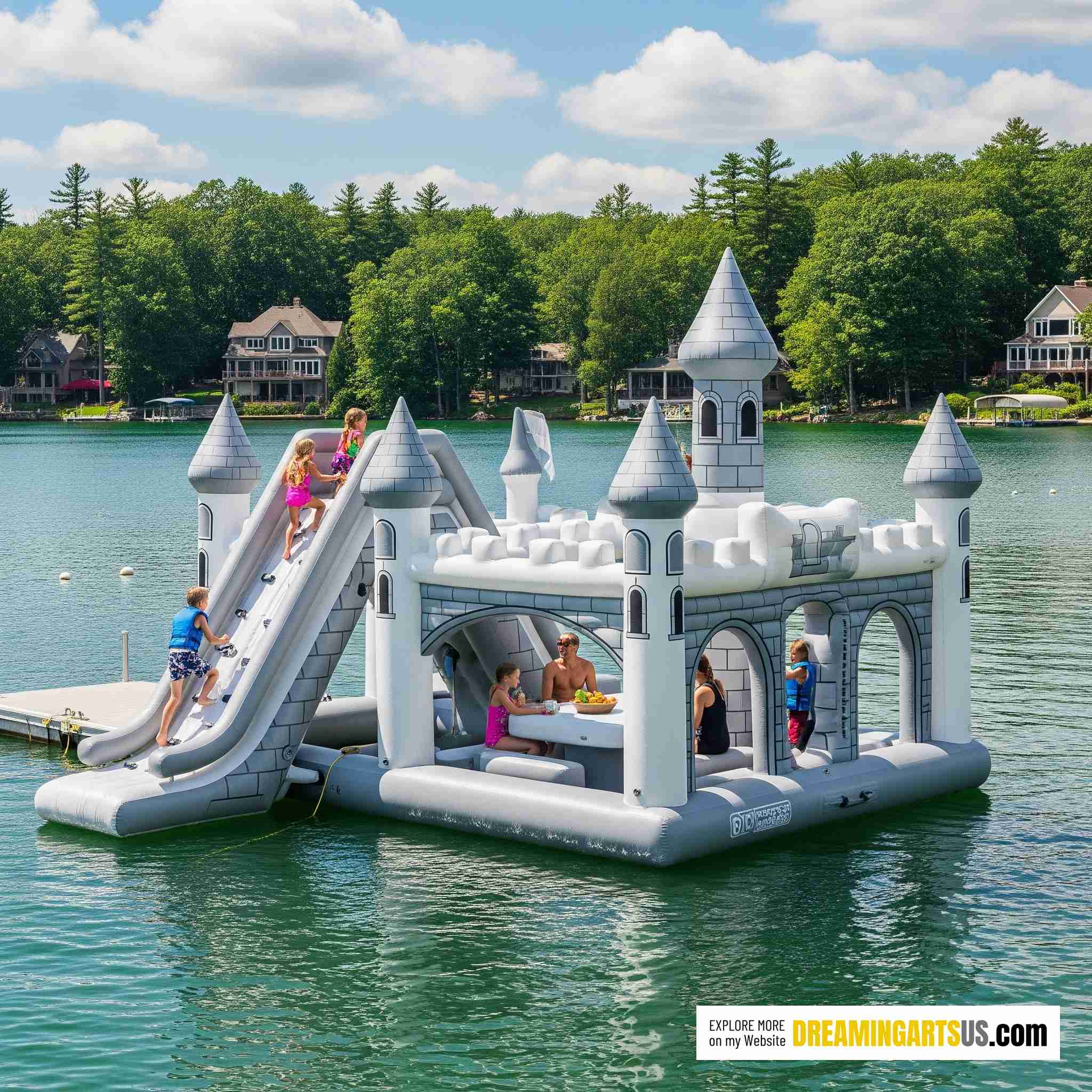 Castle Lake Party Floats