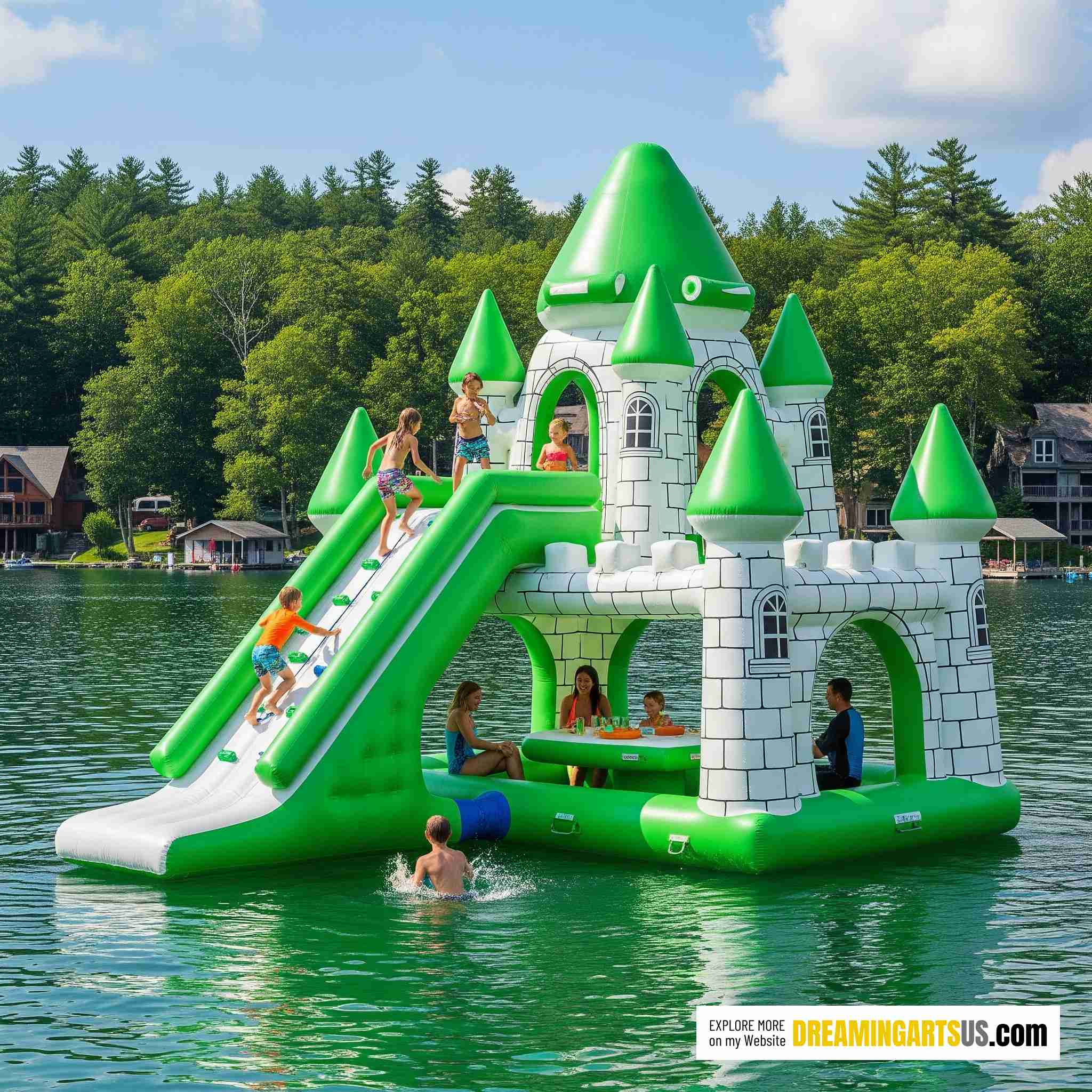 Castle Lake Party Floats
