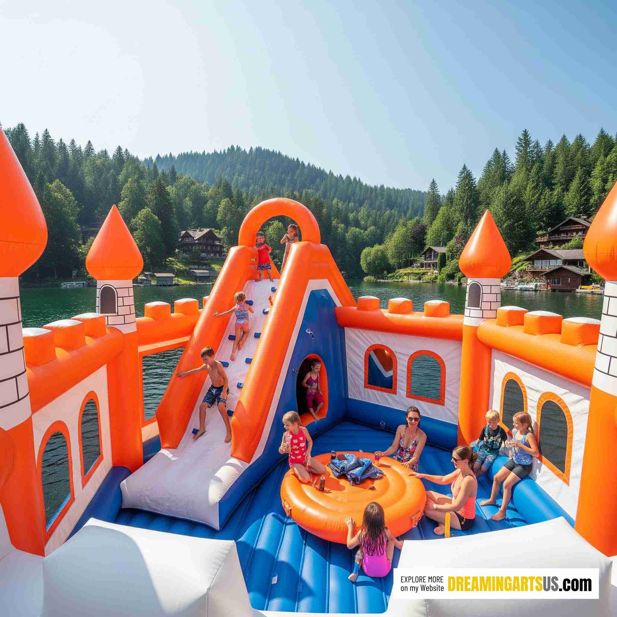 Castle Lake Party Floats