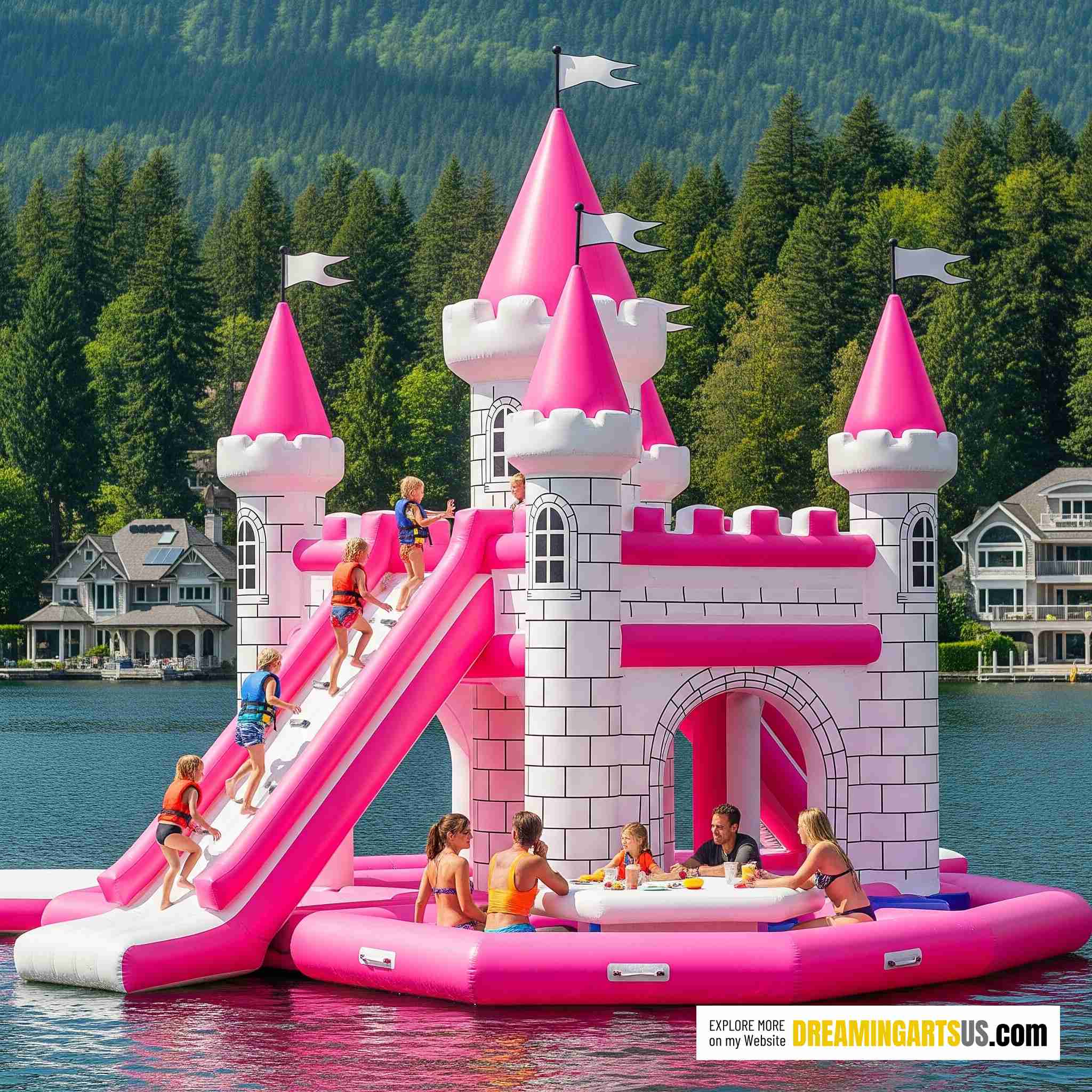 Castle Lake Party Float
