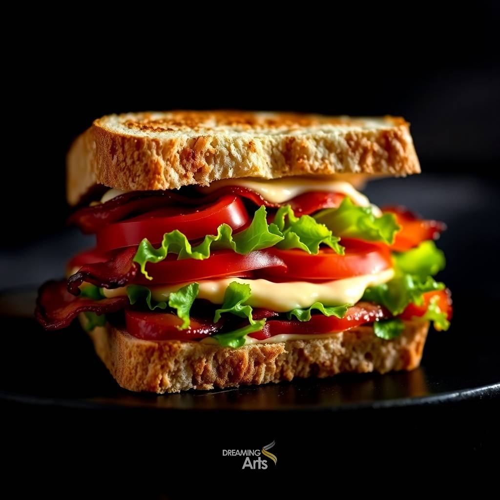 Garlic Butter BLT Sandwich