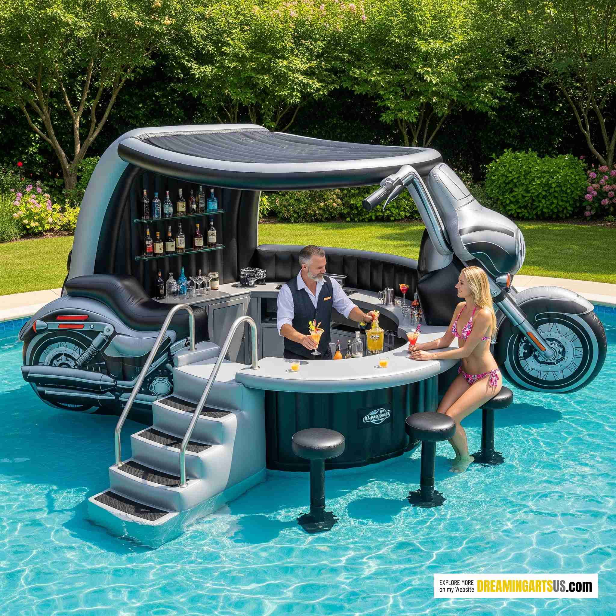 Inflatable Harley Pools