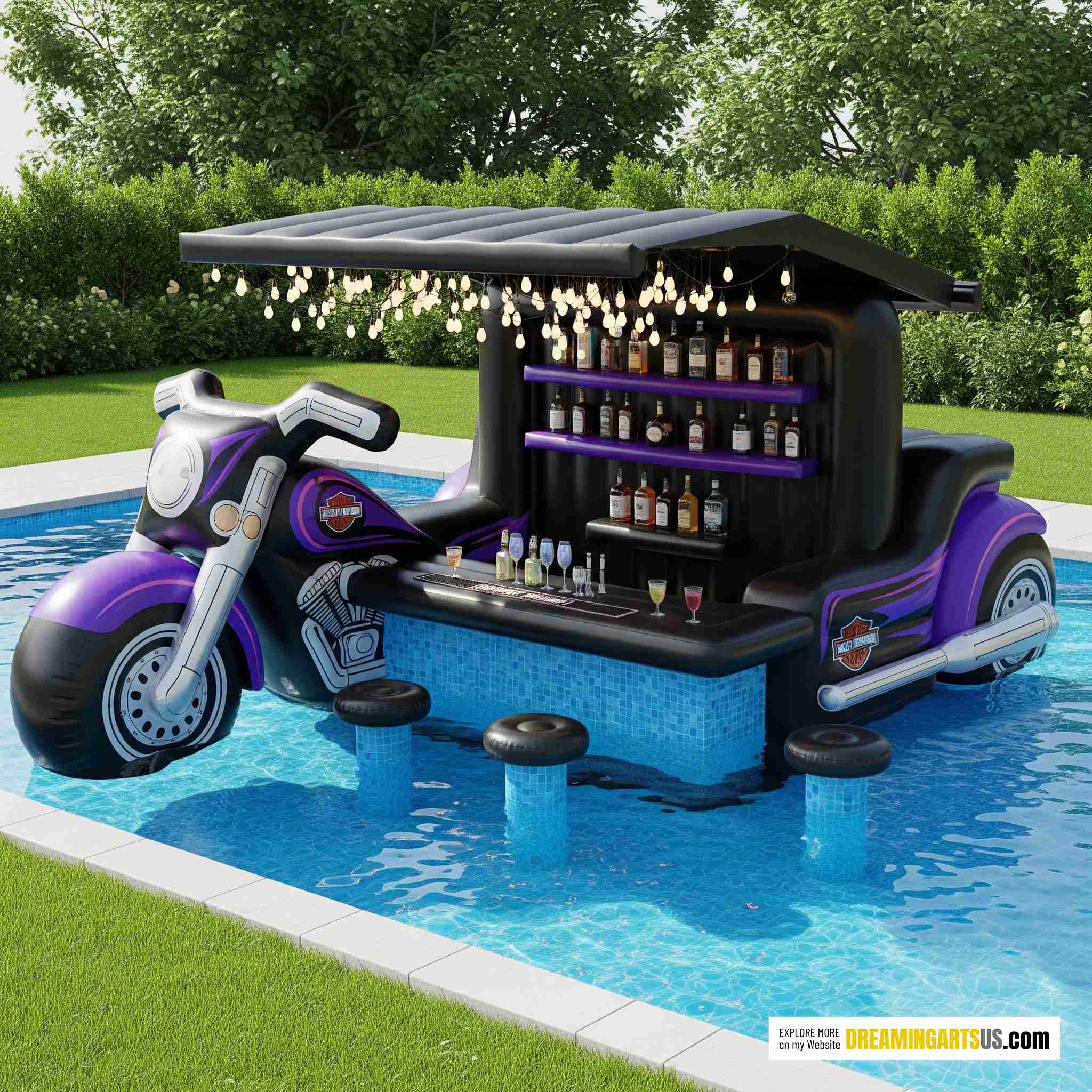 Inflatable Harley Pools