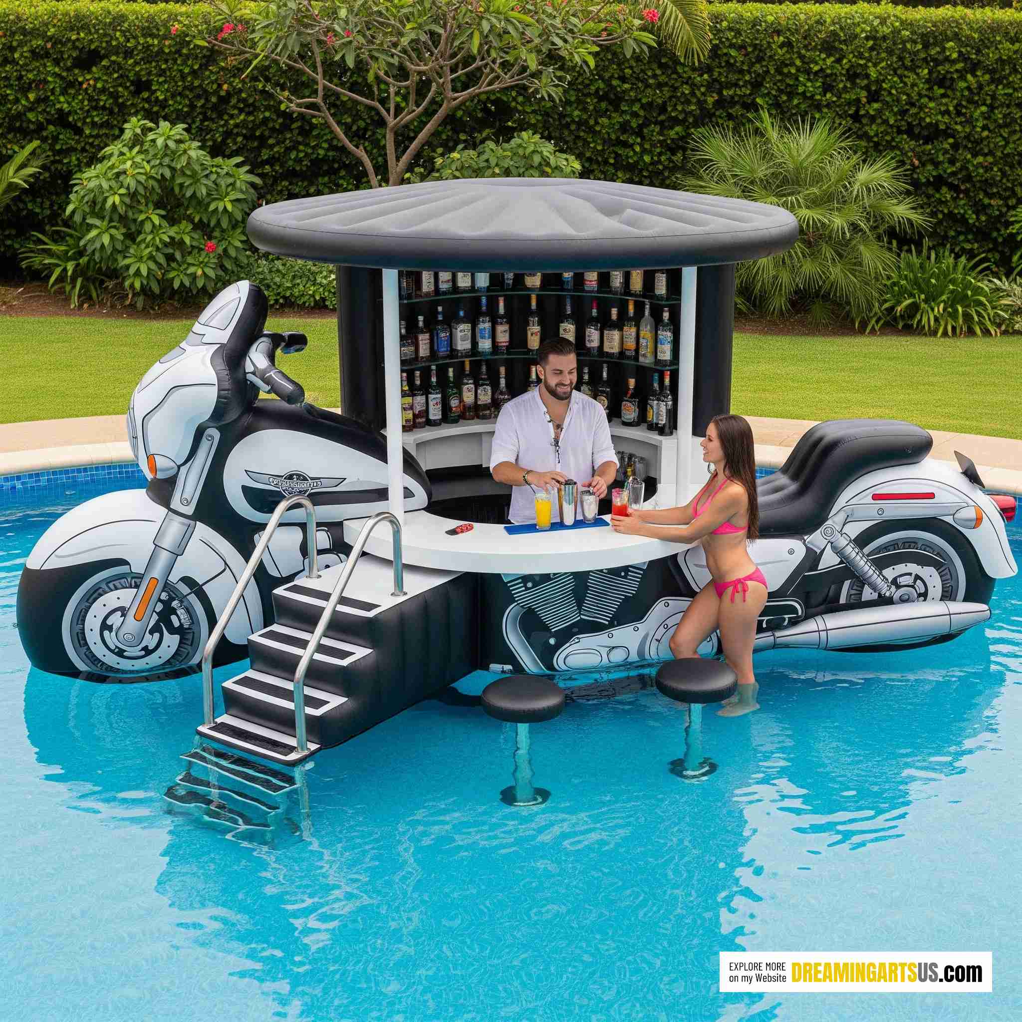 Inflatable Harley Pool