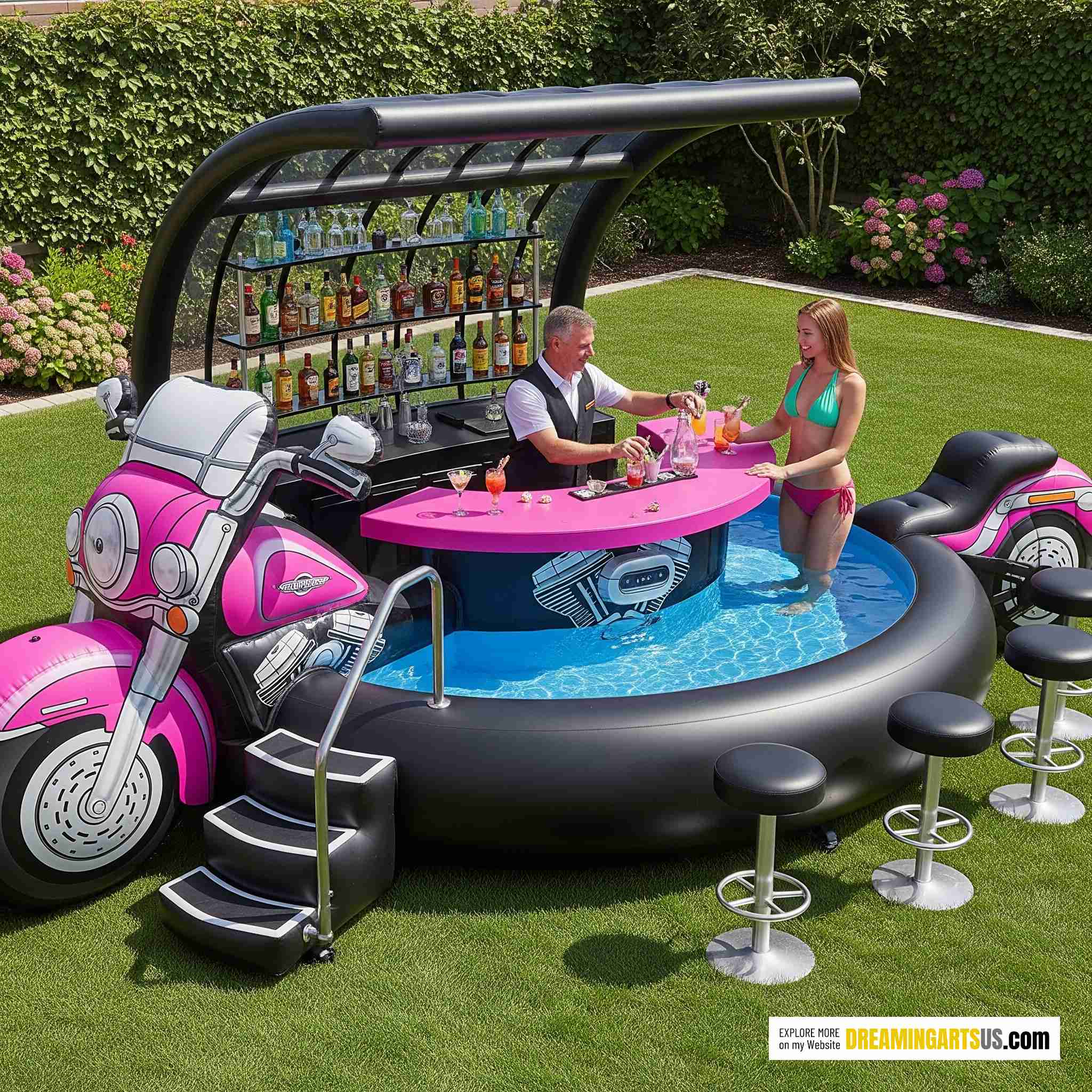 Inflatable Harley Pool
