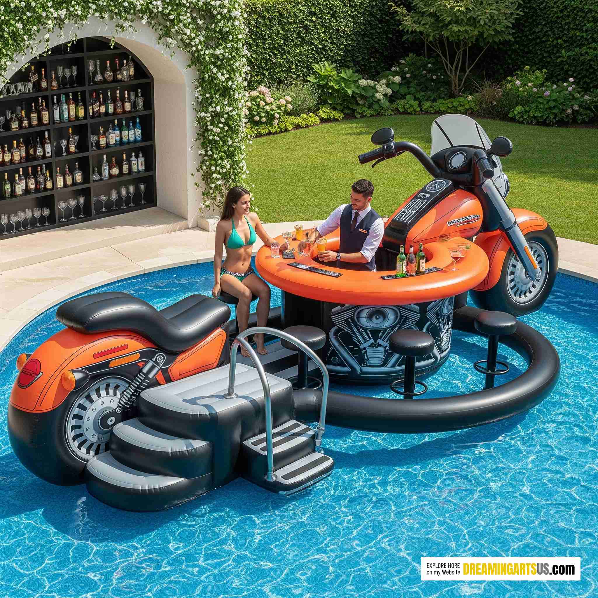 Inflatable Harley Pools