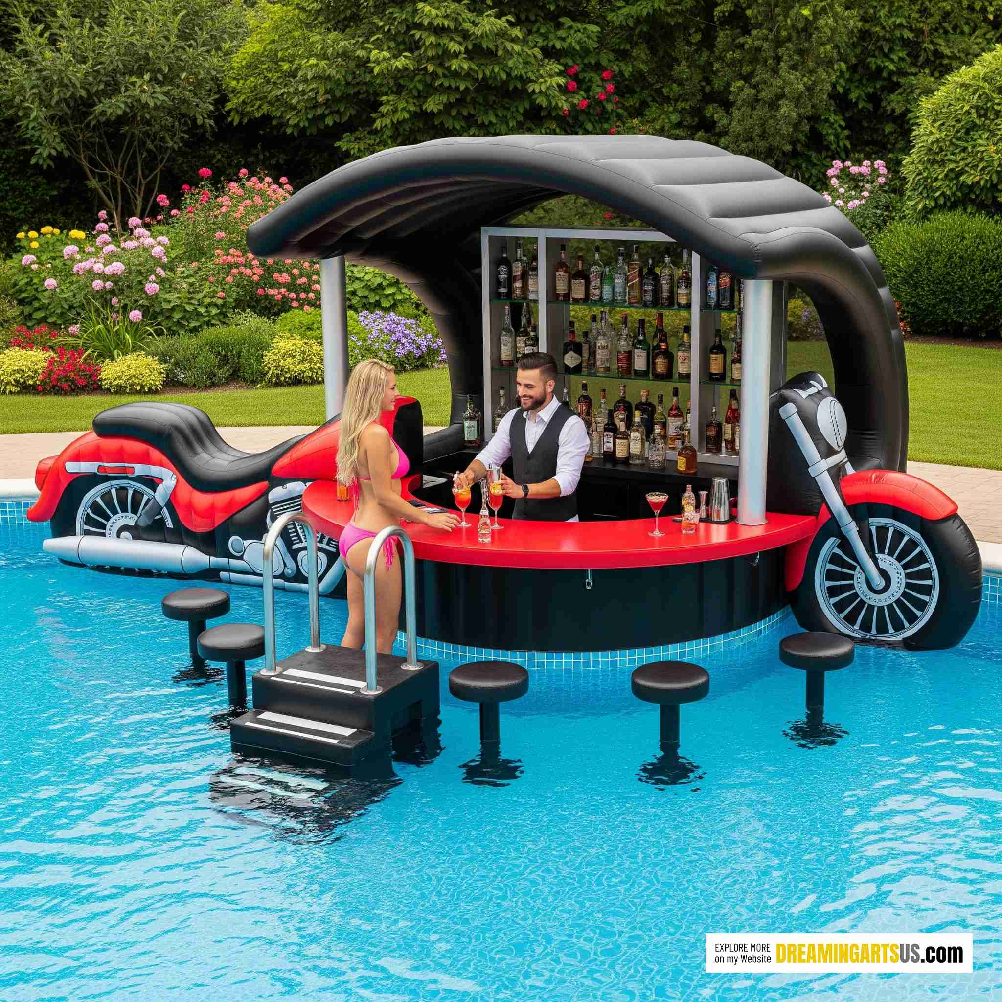 Inflatable Harley Pools