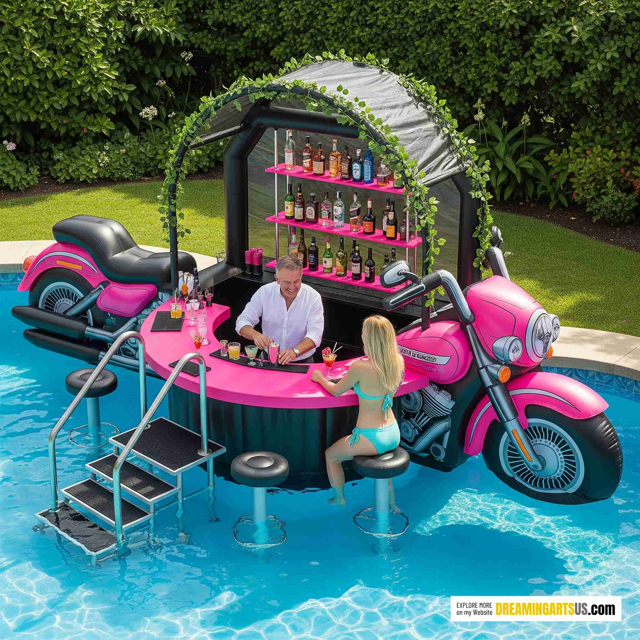 Inflatable Harley Pool