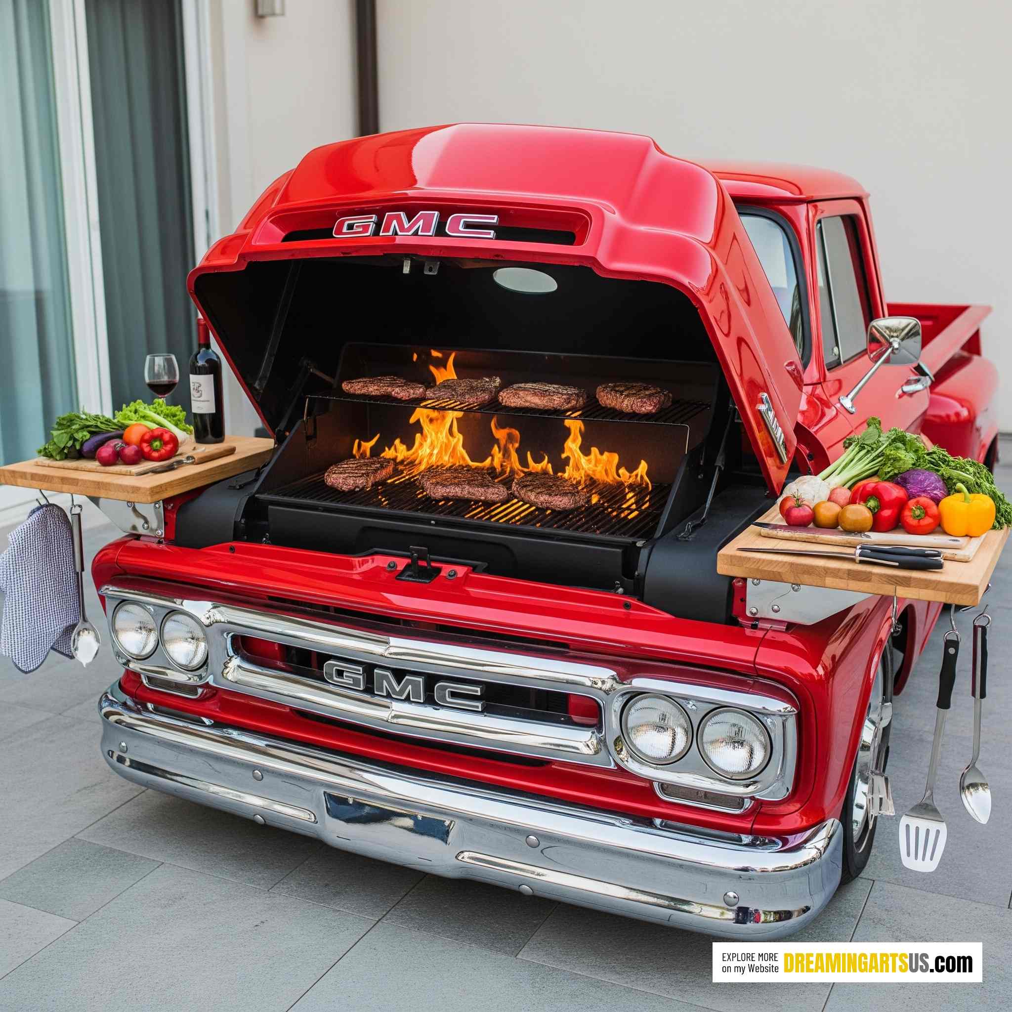 Pickup Truck BBQ Grills