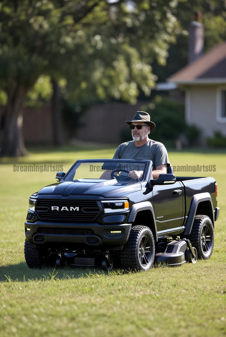pickup truck riding mowers