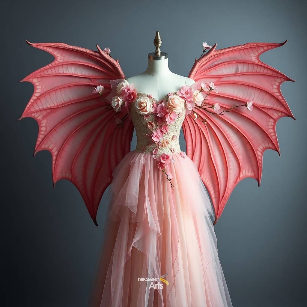 Pink Dragon Gown