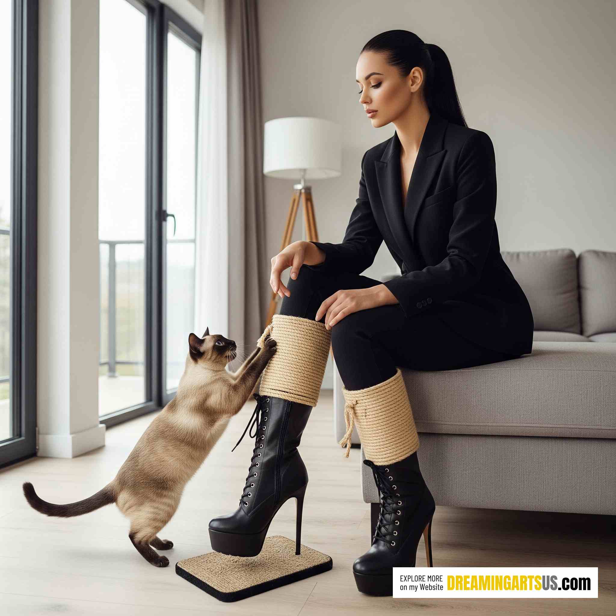 Scratching Post Boots