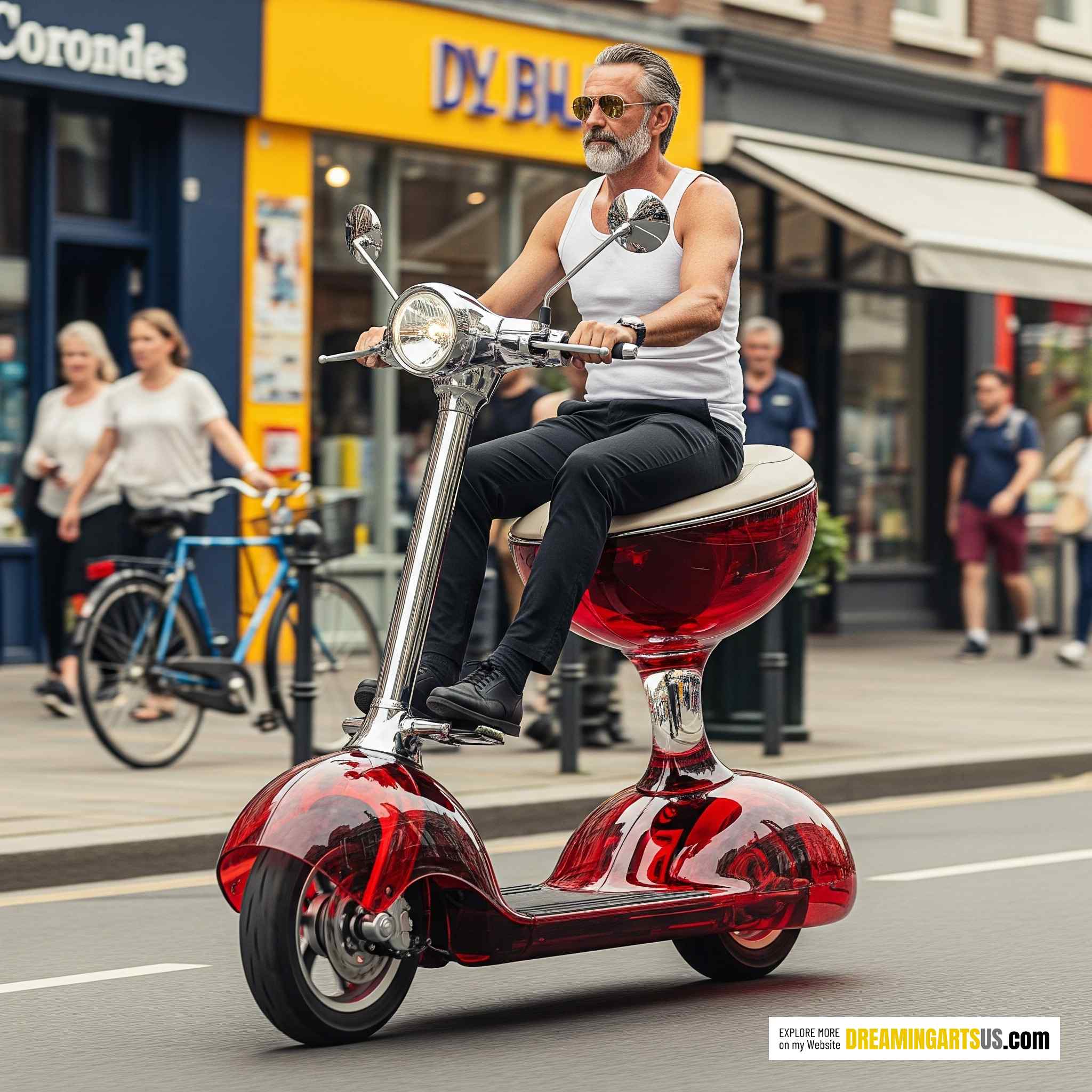 Booze Shaped Scooter