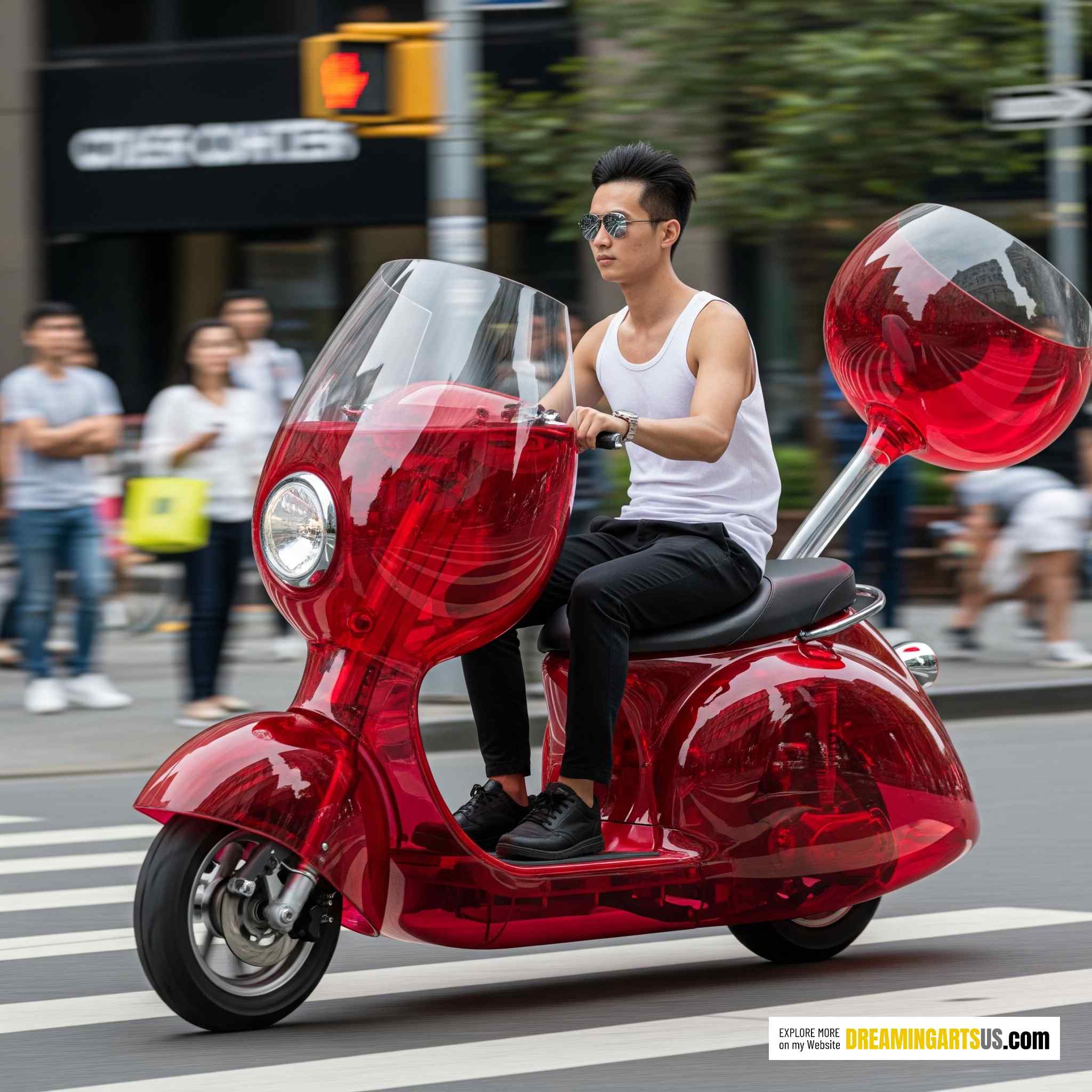 Booze Shaped Scooter