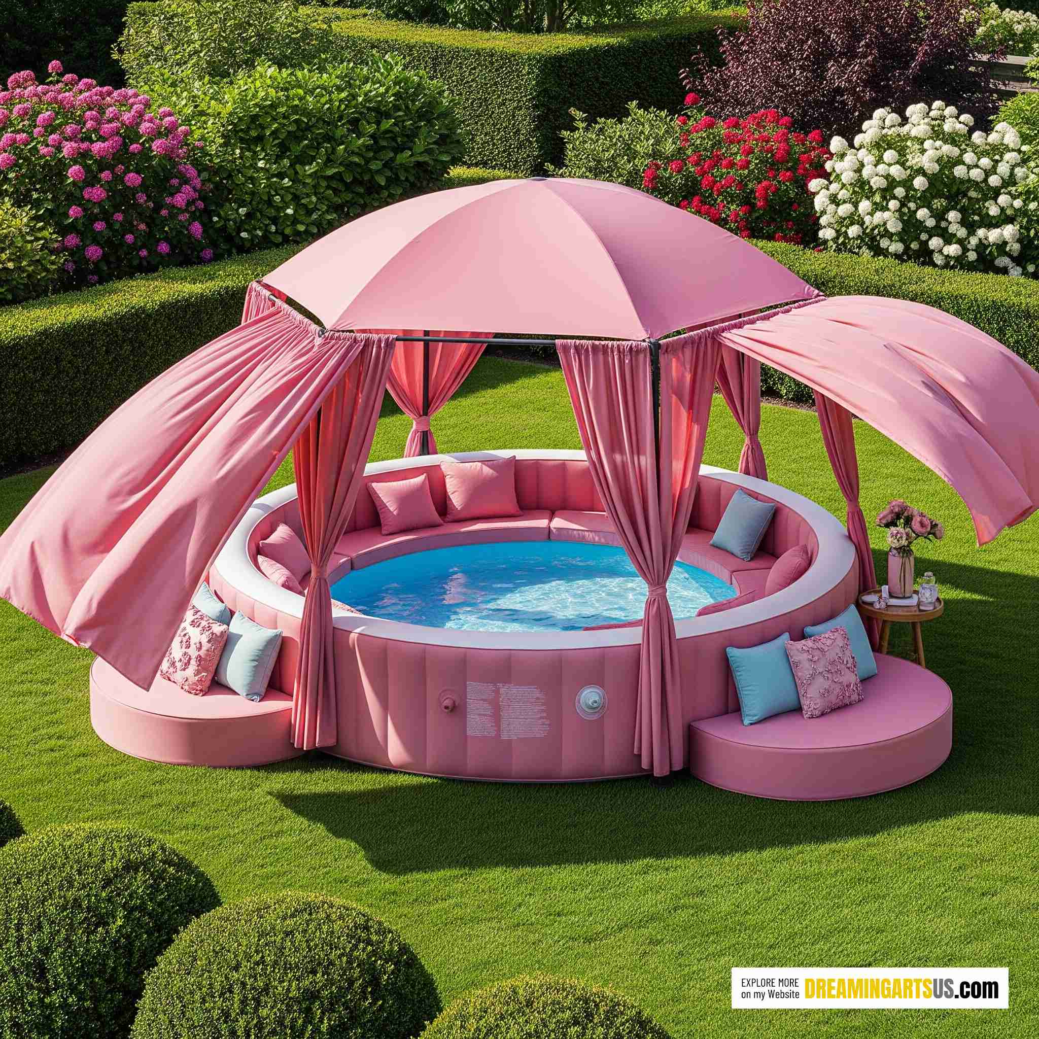 Canopy Pool Sofas
