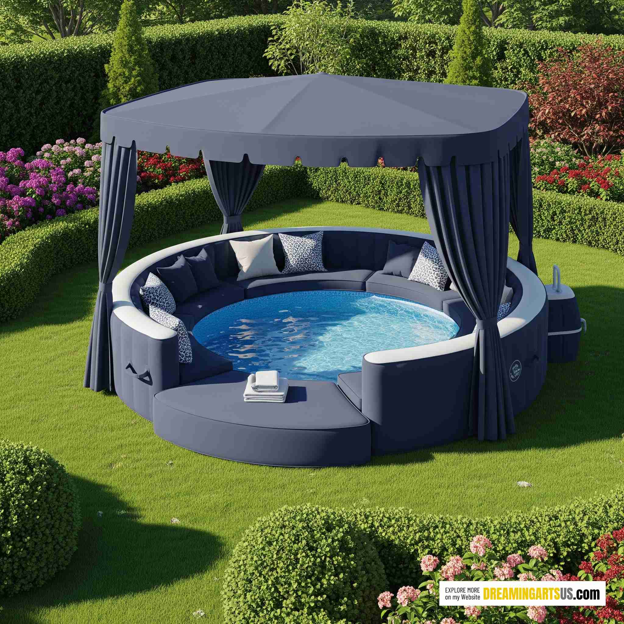 Canopy Pool Sofas
