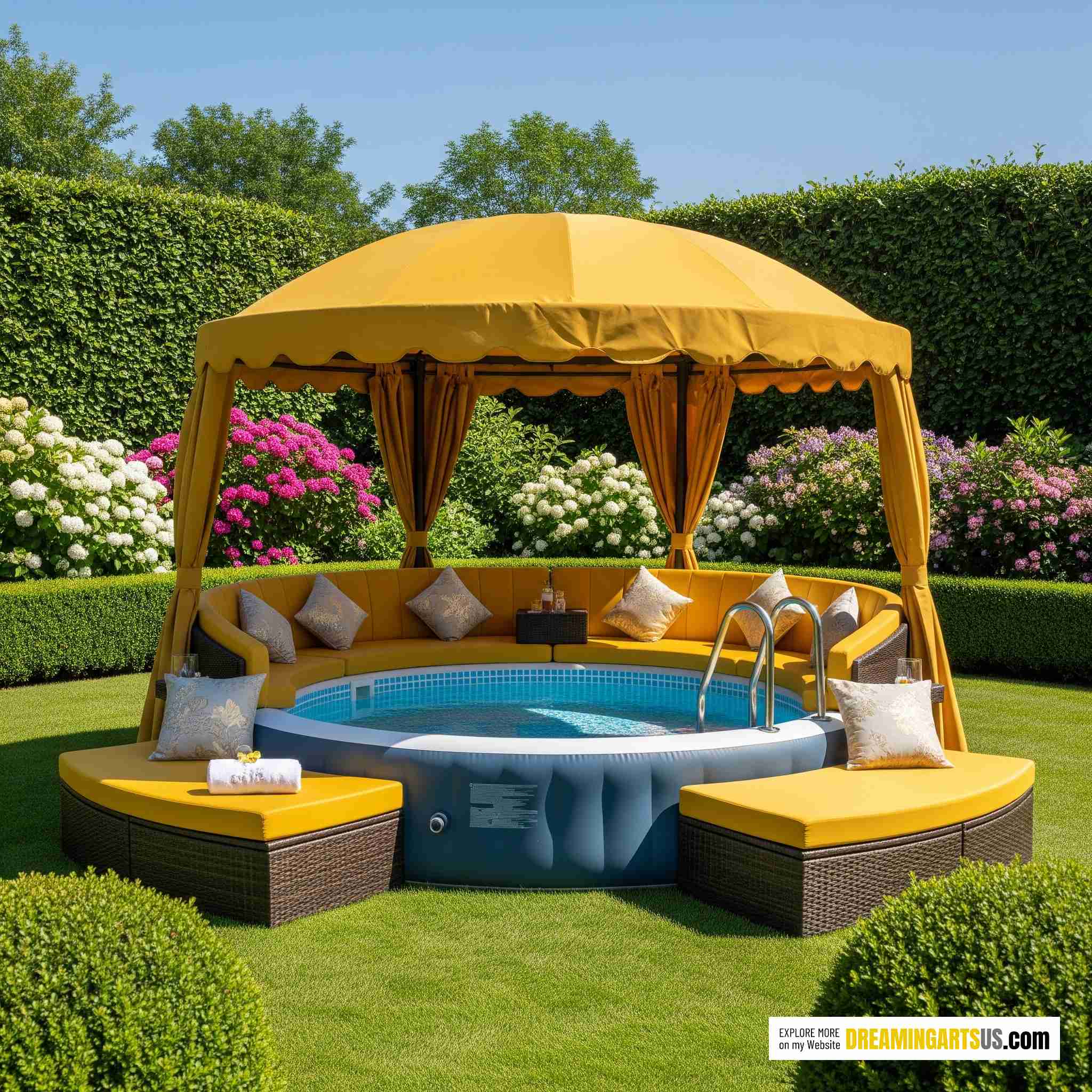 Canopy Pool Sofa