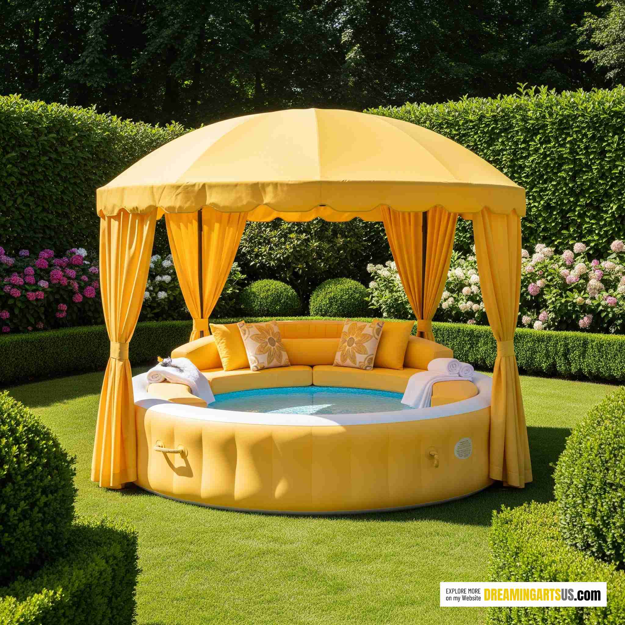 Canopy Pool Sofas
