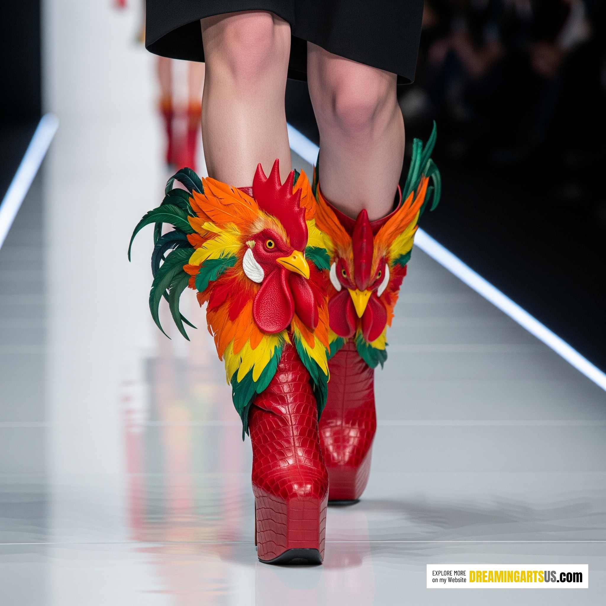 Chicken Inspired Boot
