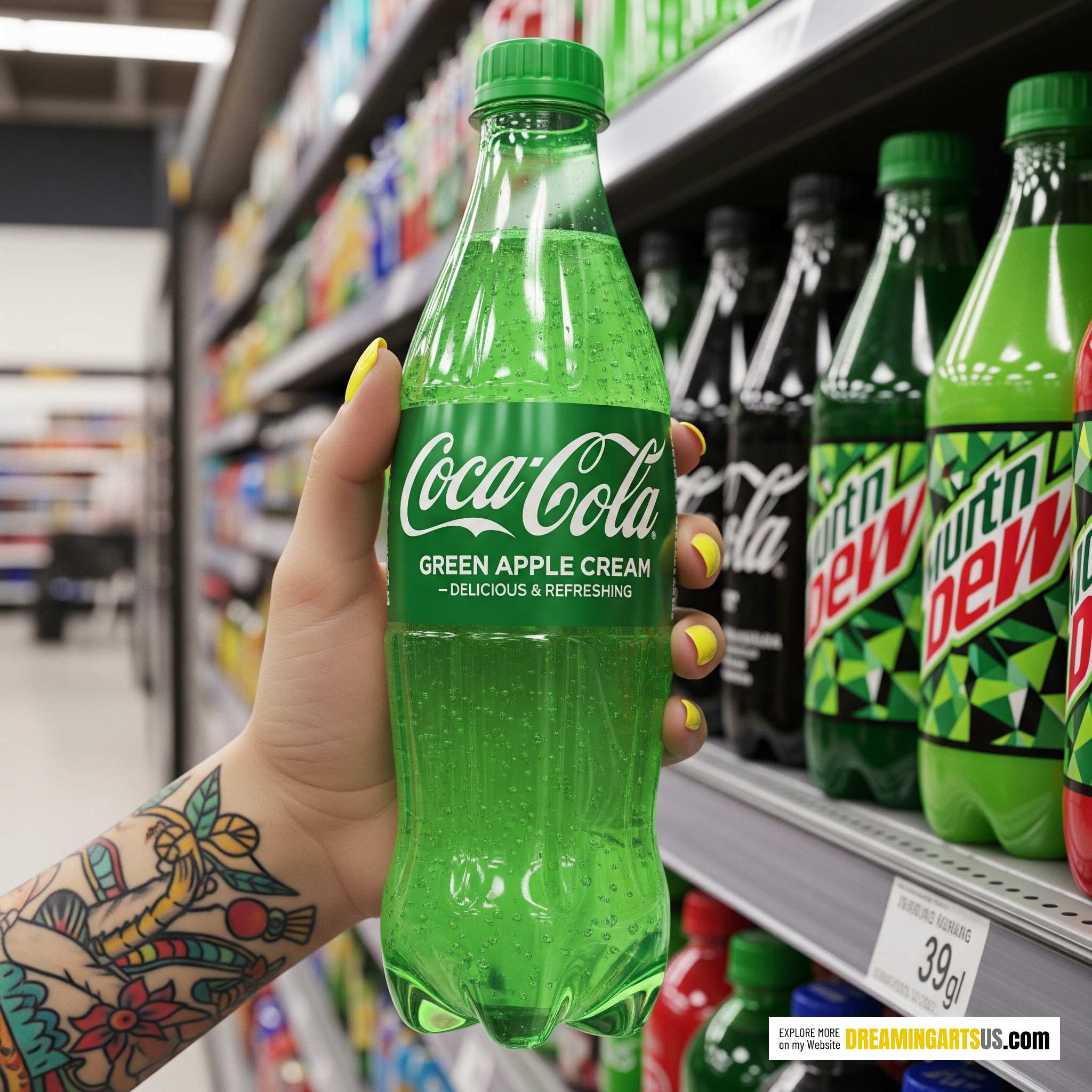 Green Apple Coke
