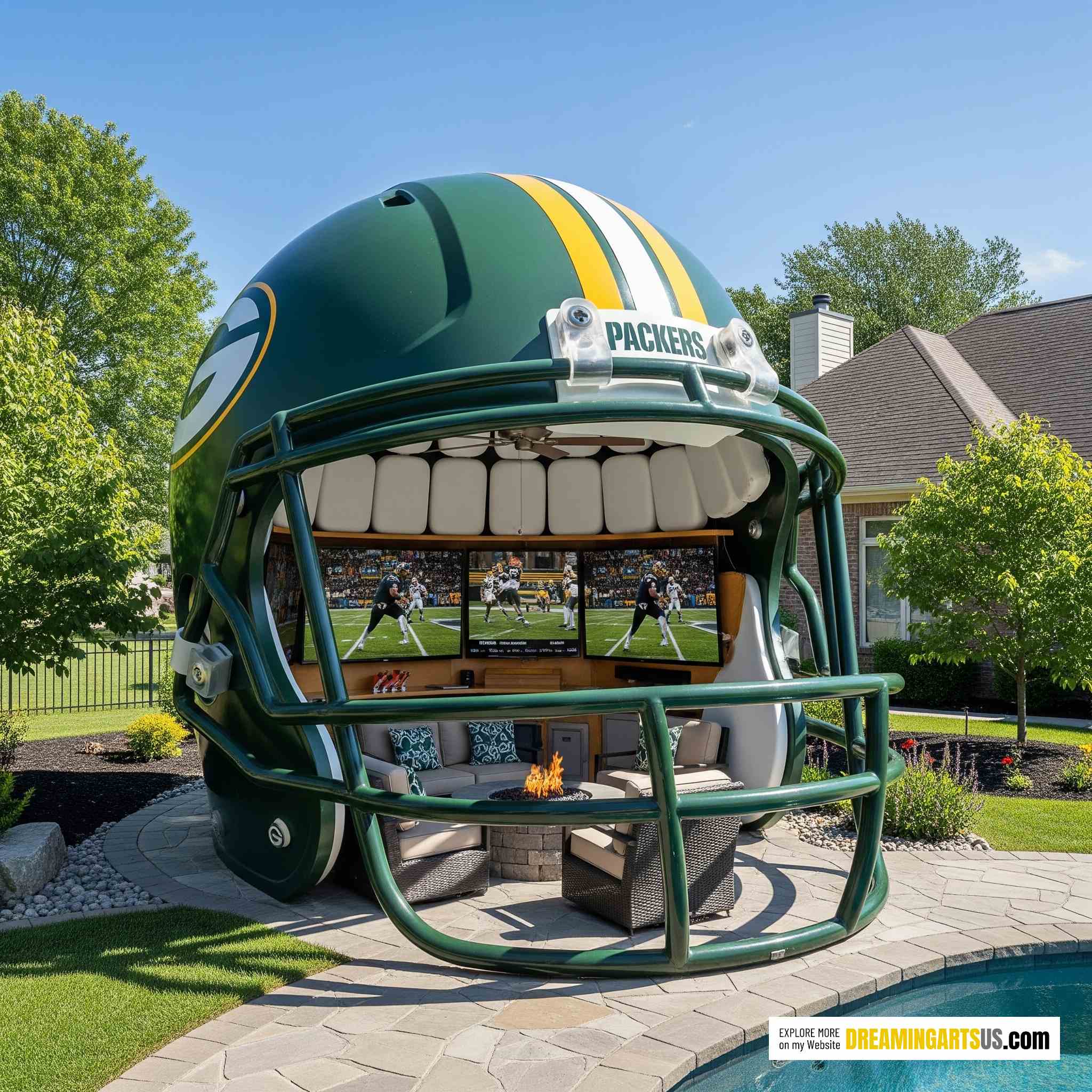 Football Helmet Gazebo
