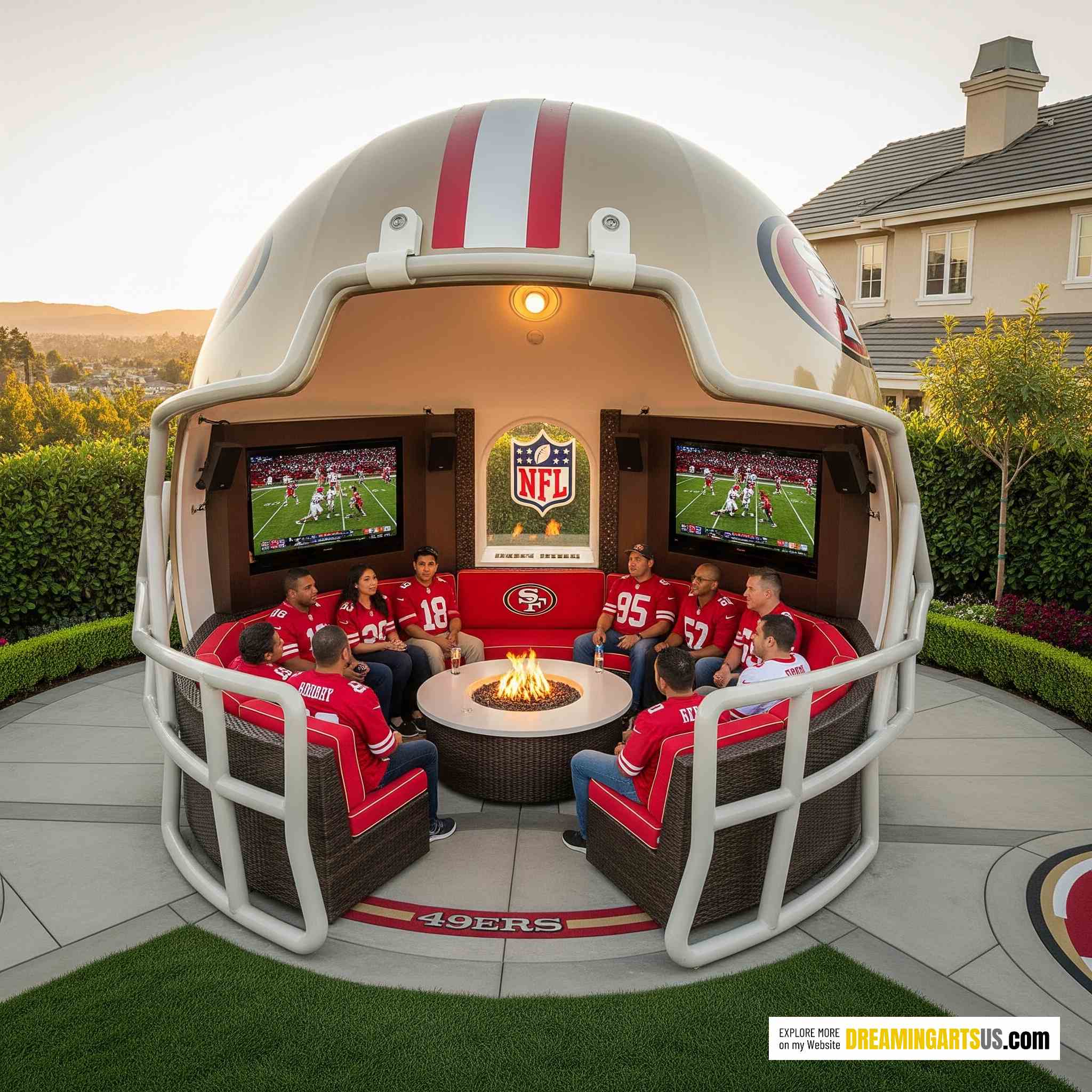 Football Helmet Gazebo