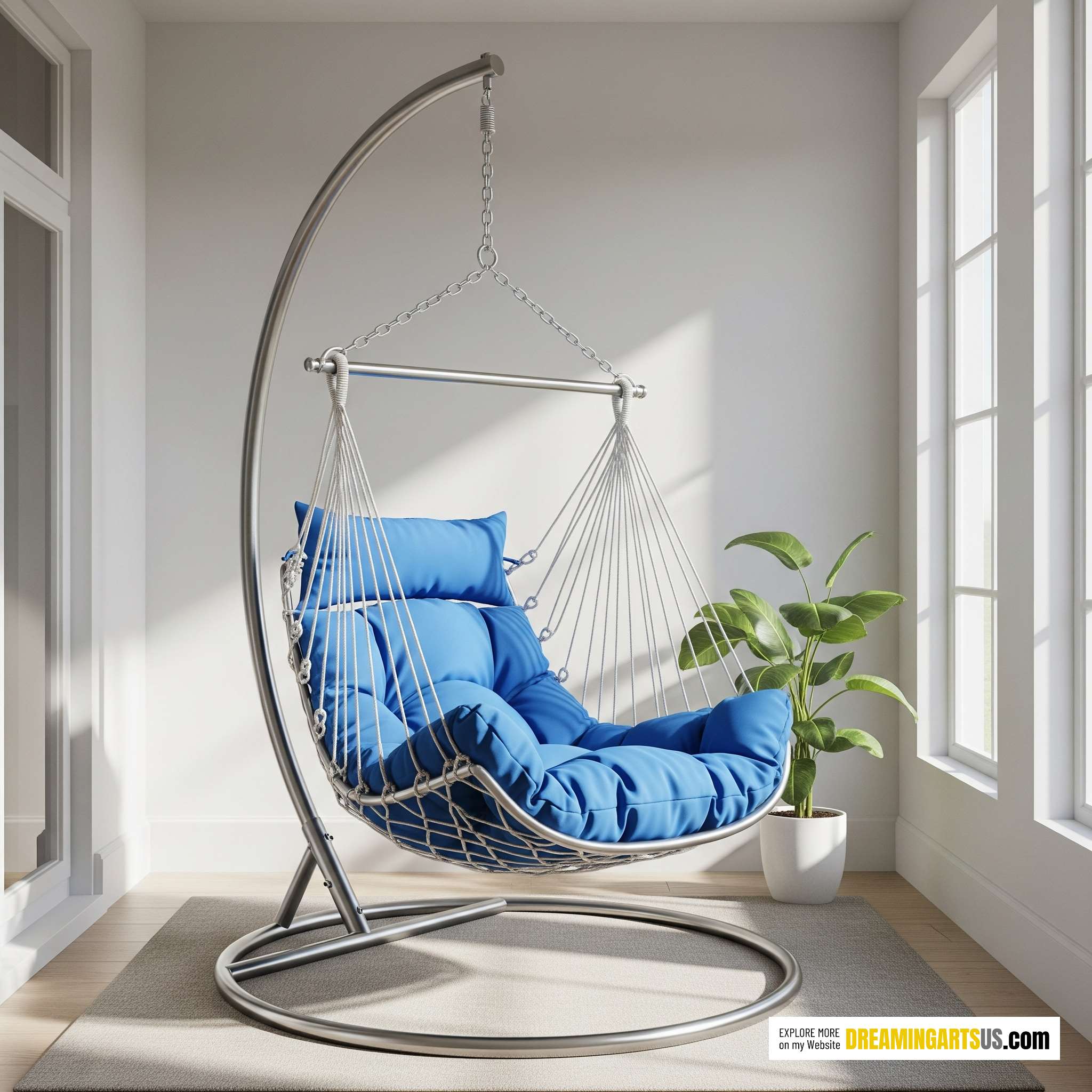 Hanging Hammock Swing Lounger