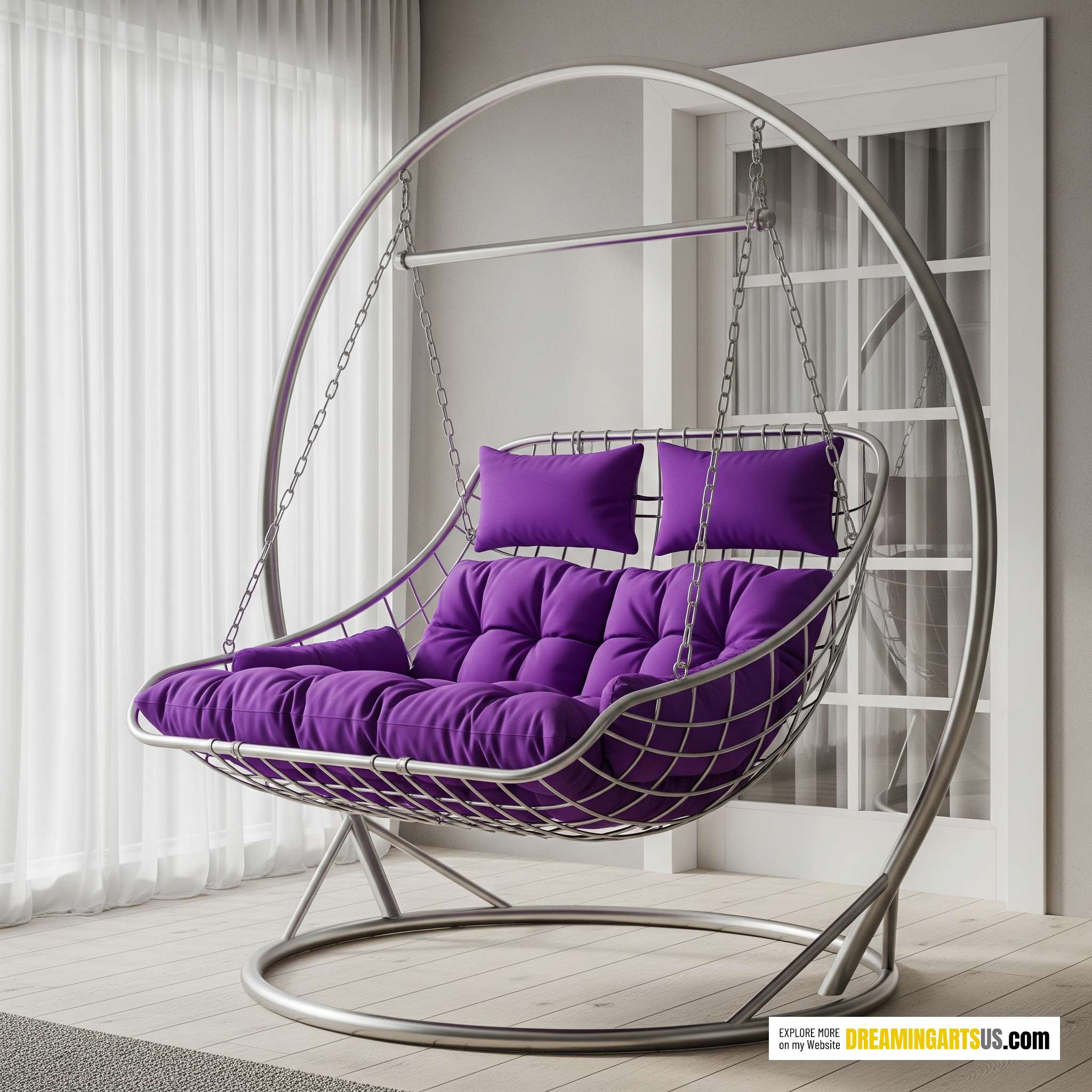 Hanging Hammock Swing Lounger