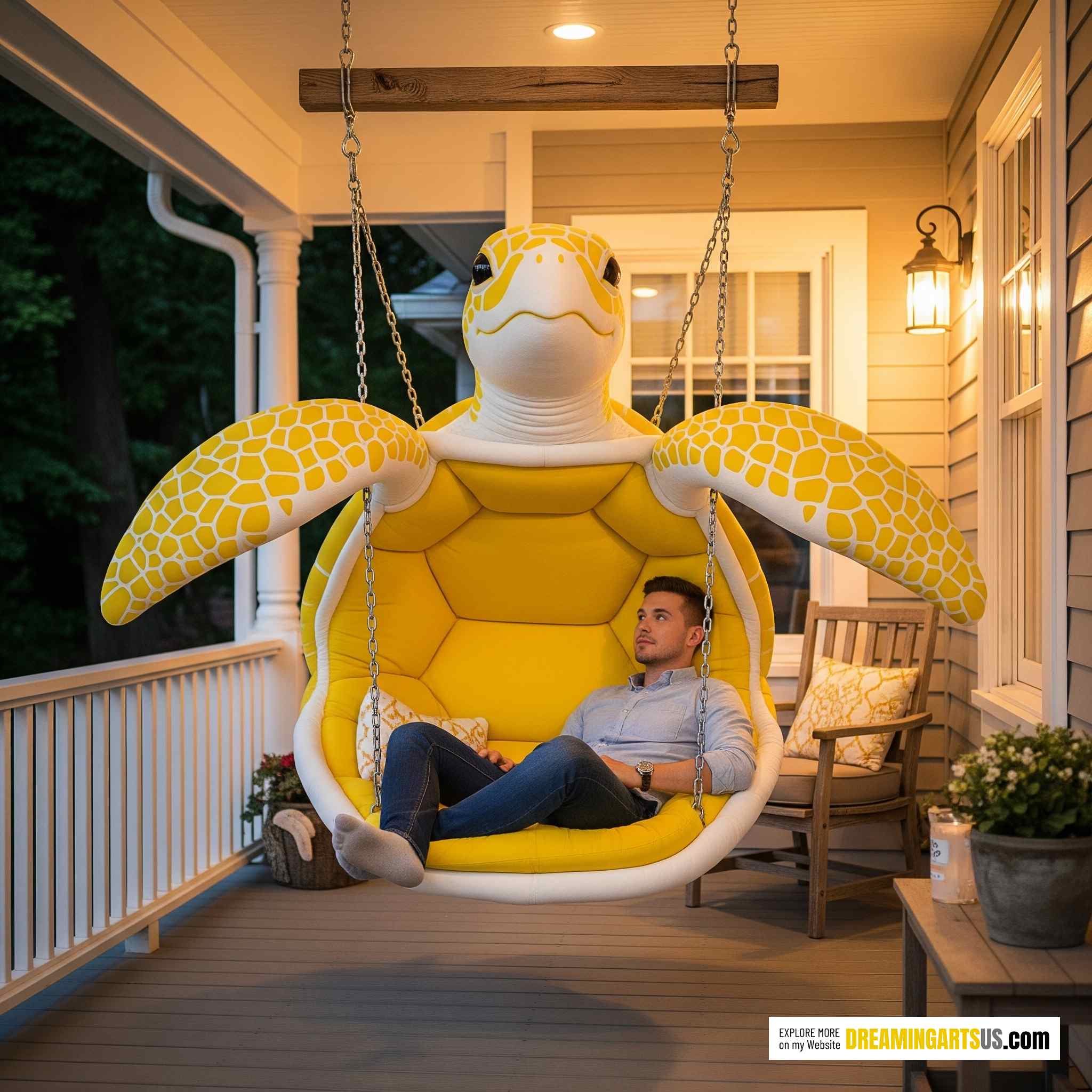 Hanging Turtle Lounger