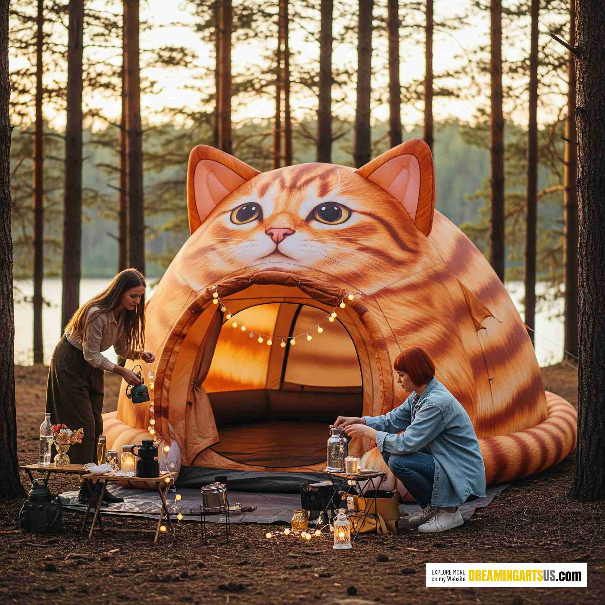 Inflatable Cat Tent