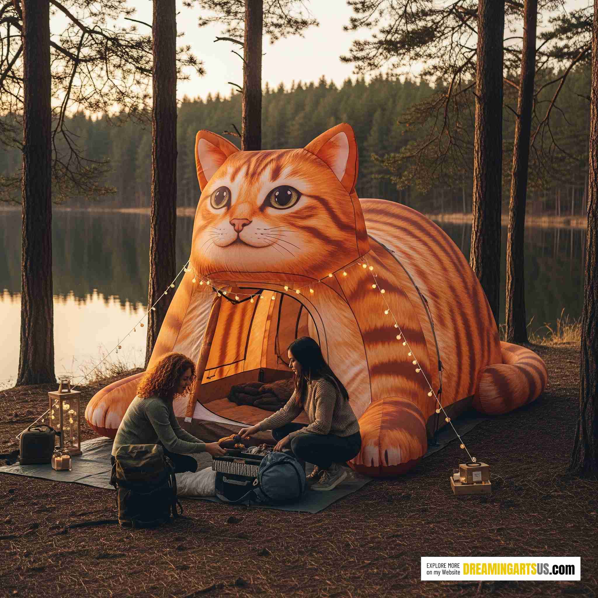 Inflatable Cat Tent