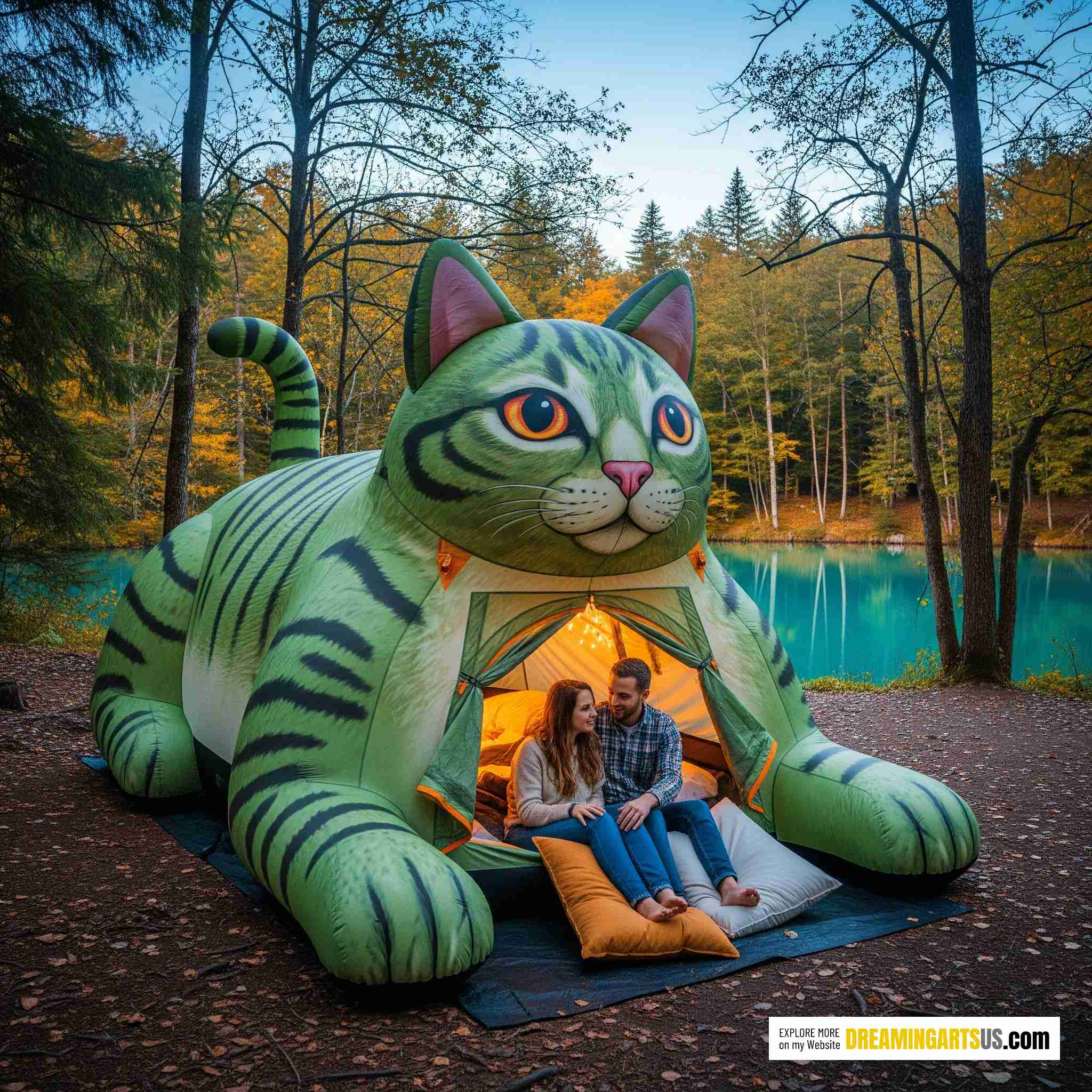 Giant Inflatable Cat Tents