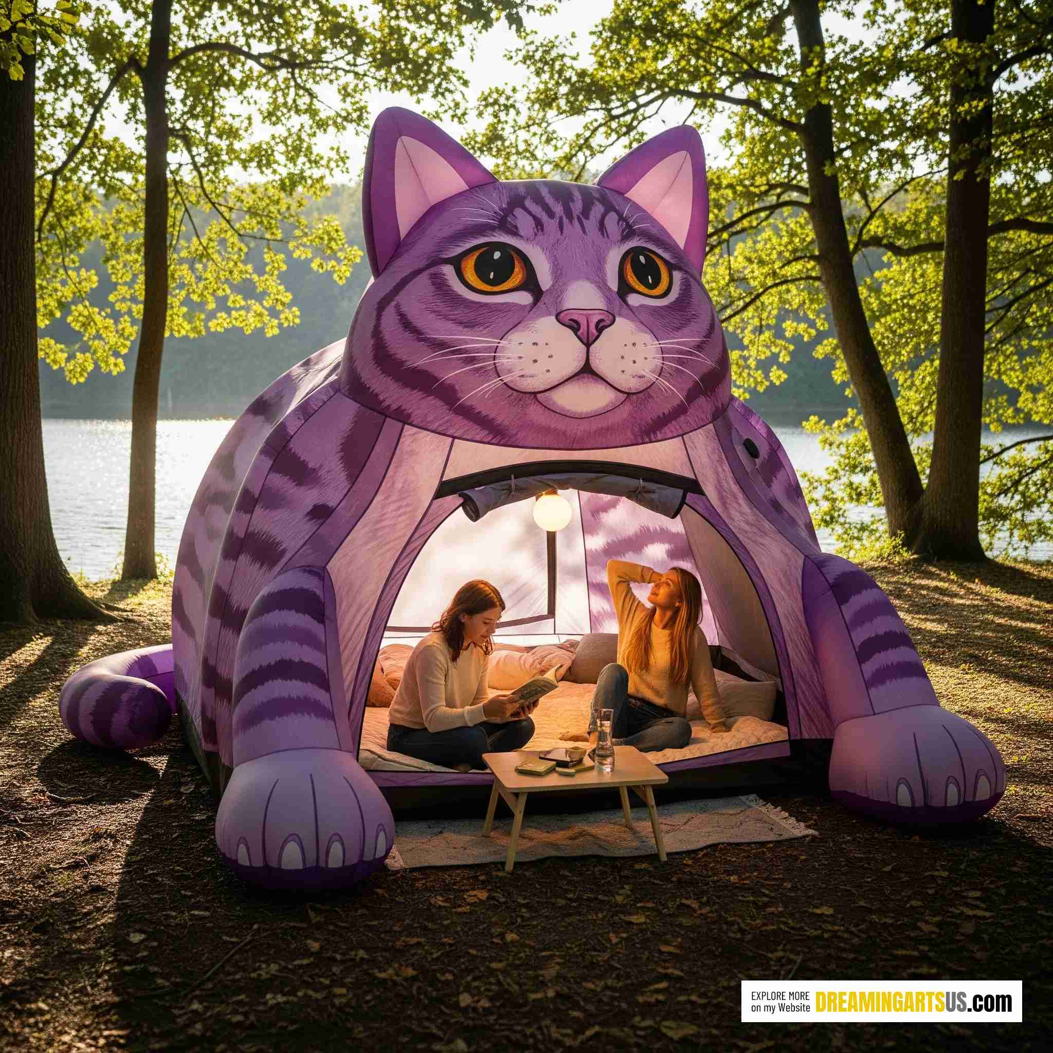 Giant Inflatable Cat Tents