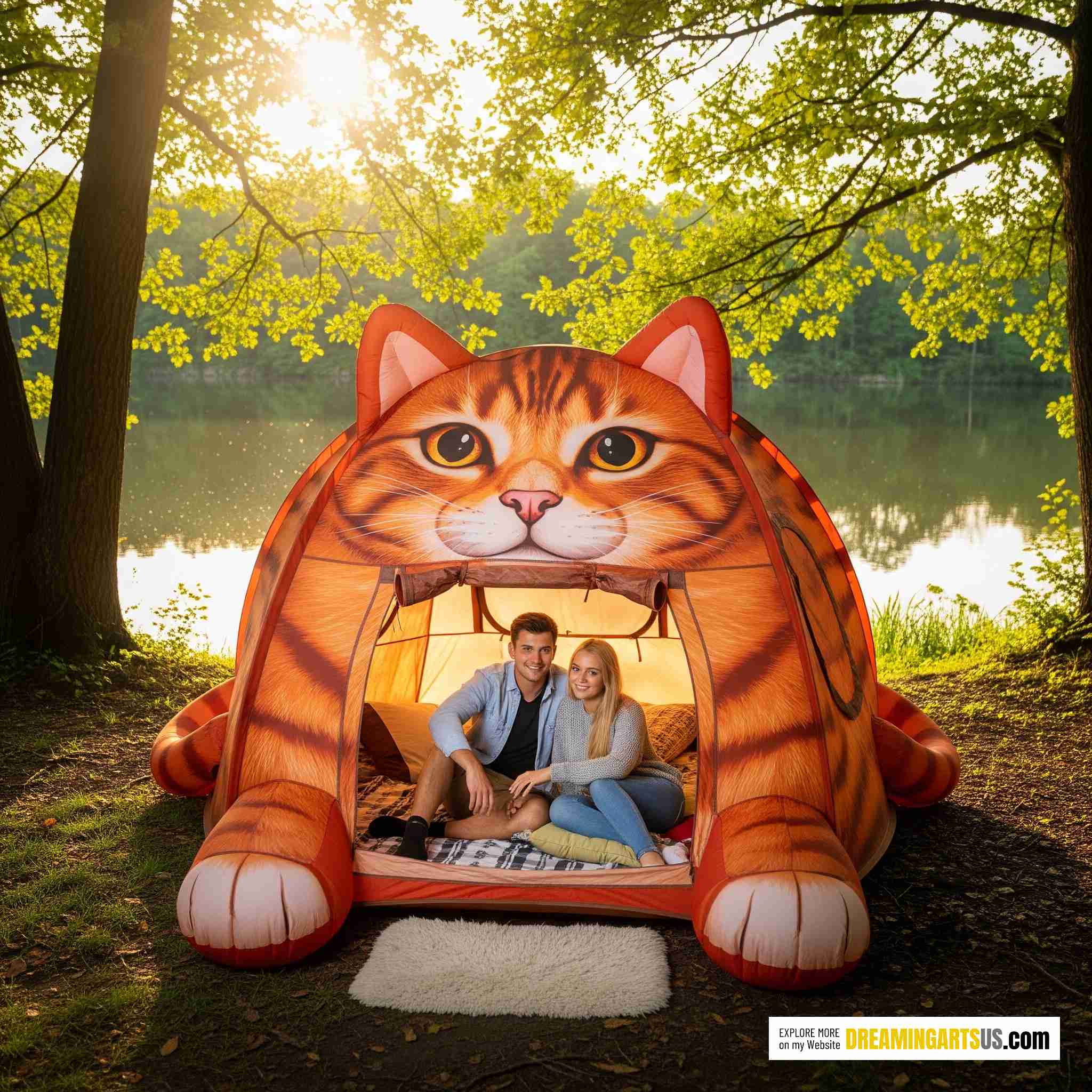 Inflatable Cat Tent